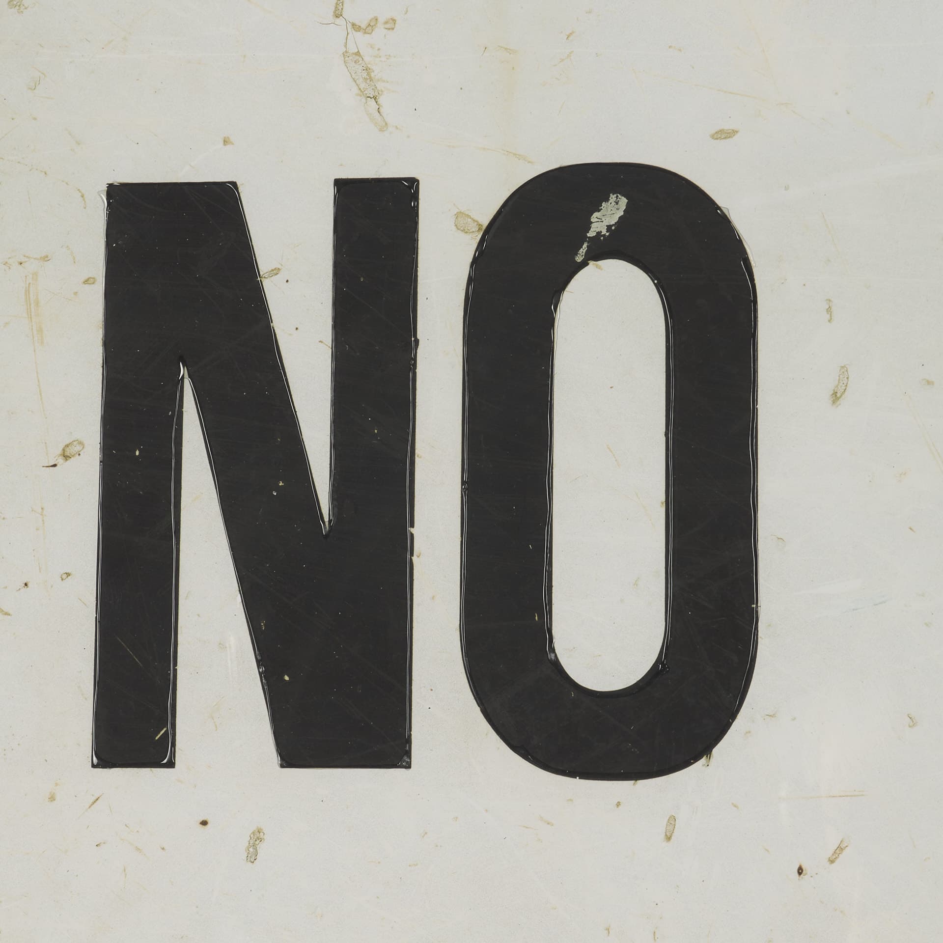 No Parking LG by Mercana Studio Hand Embelished Textured Framed Artwork Matted under Glass — product photograph