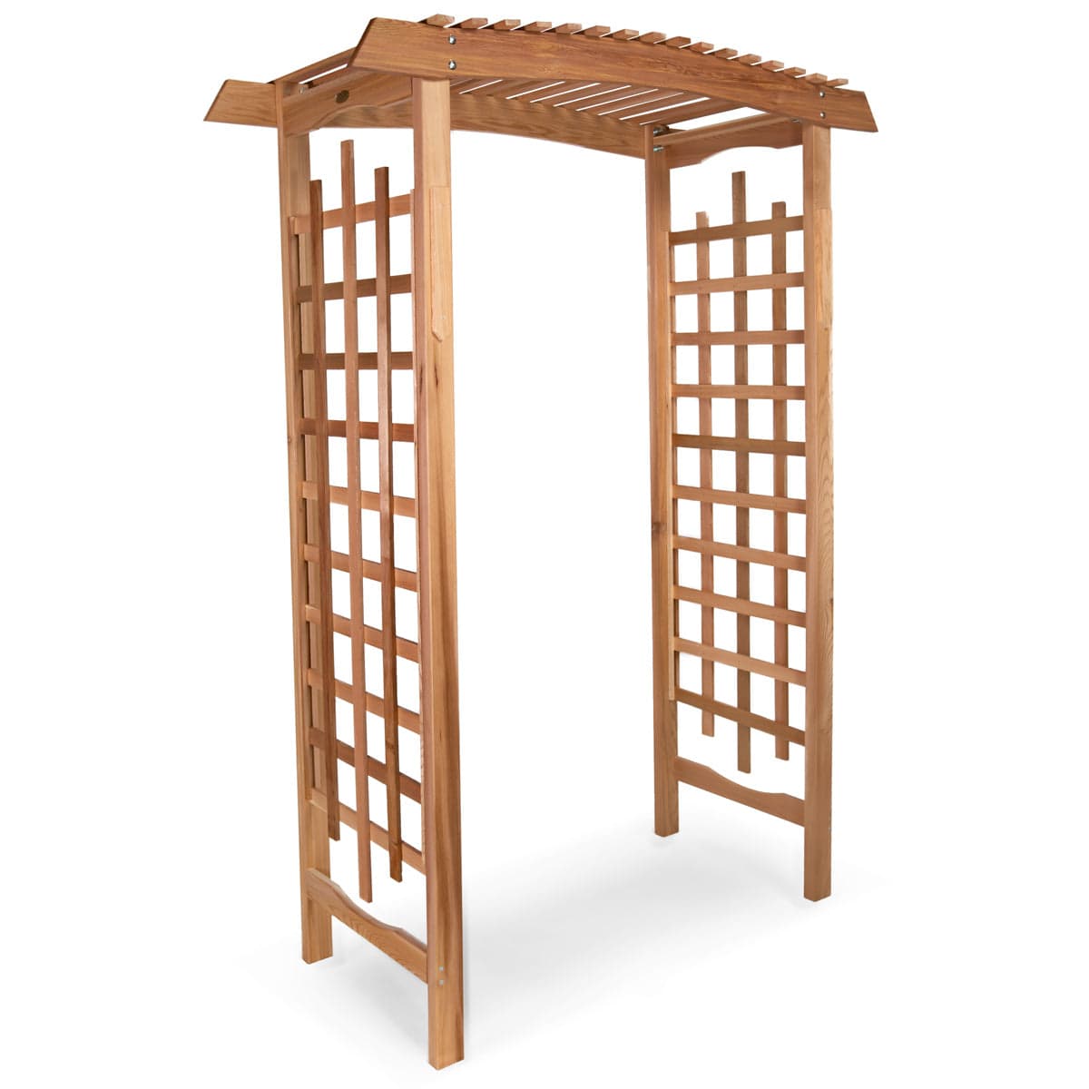 5-Ft Cedar Garden Arbor — product photograph