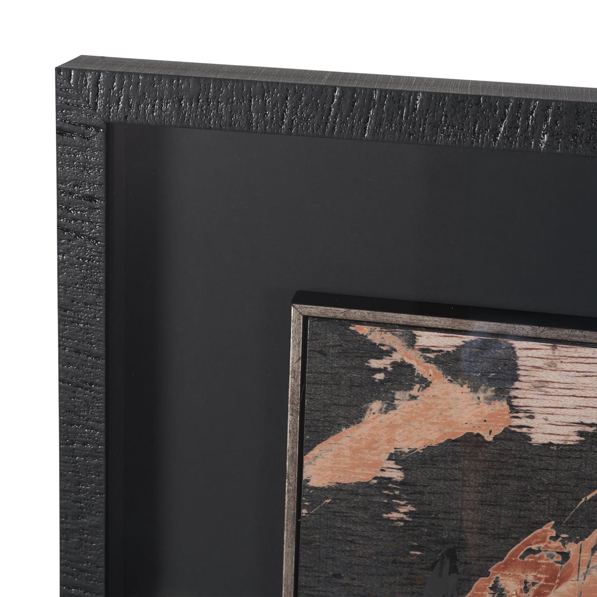 Tones of Sienna II (Set of 2) by Mercana Studio Hand-Embellished Framed Artwork Matted under Glass — product photograph