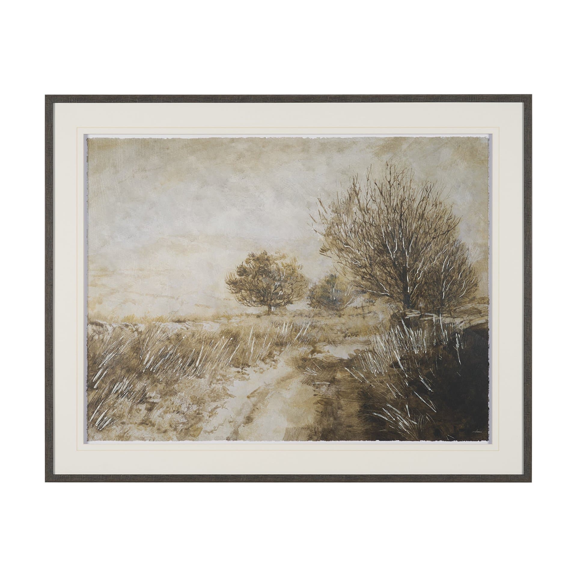 Timeless Vista II by Mercana Studio Textured Framed Artwork Matted under Glass — product photograph