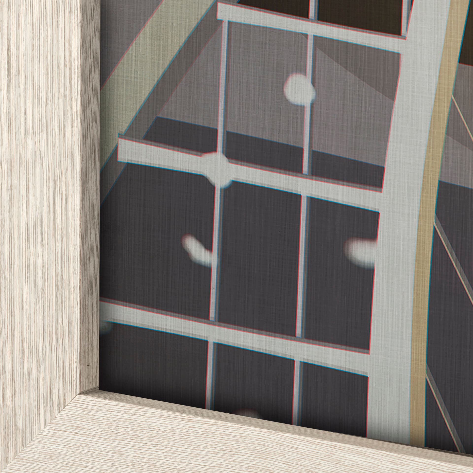 Edmonton Go Canada (L) by Mercana Studio a Hand Embellished Decograph Framed Art Print — product photograph