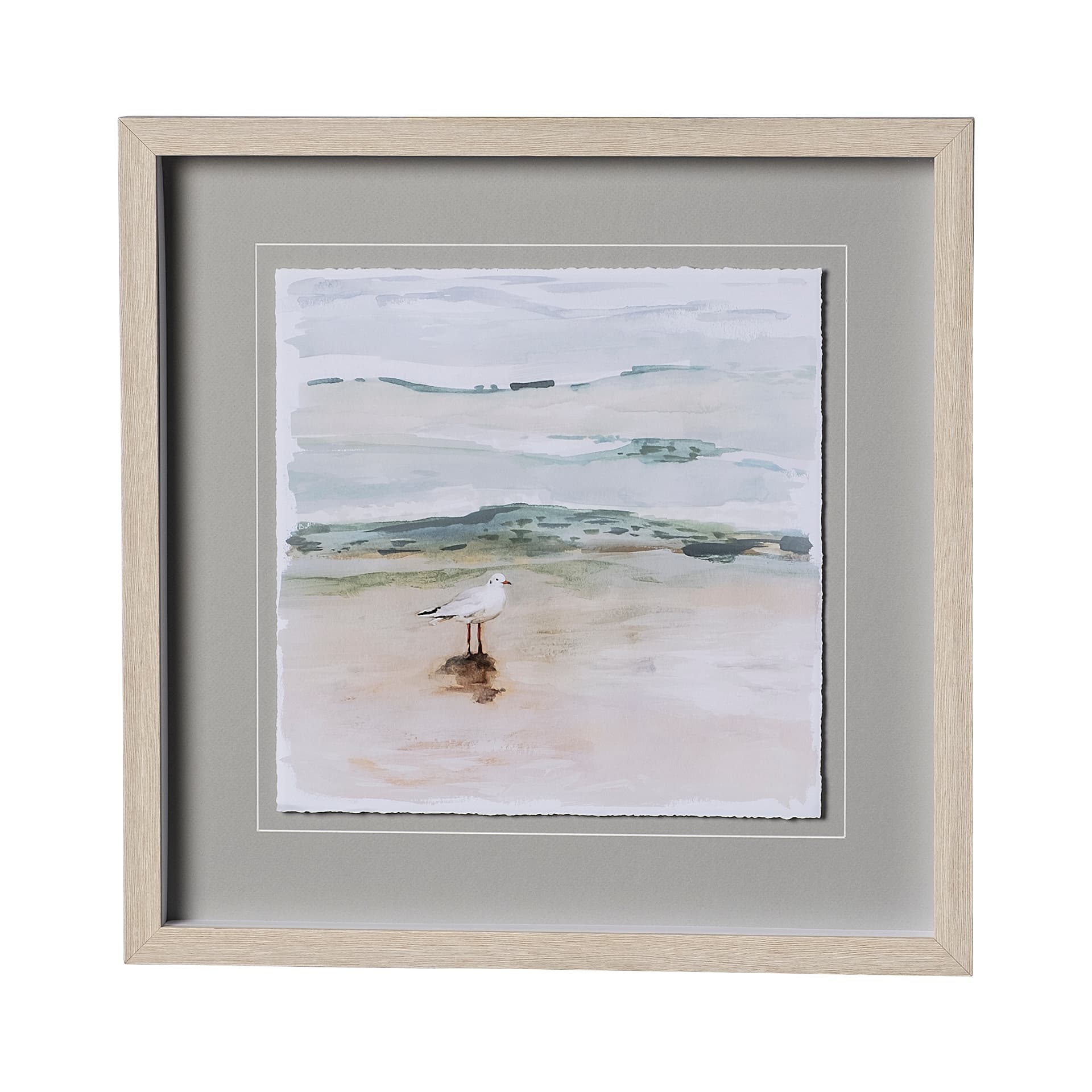 Seagull Cove I by Victoria Borges a Framed Art Print Matted under Glass — product photograph