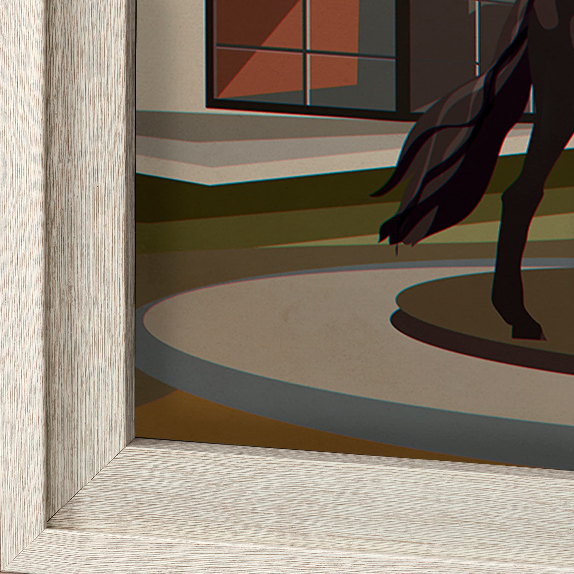 Regina Go Canada (XL) by Mercana Studio a Hand Embellished Decograph Framed Art Print under Glass — product photograph