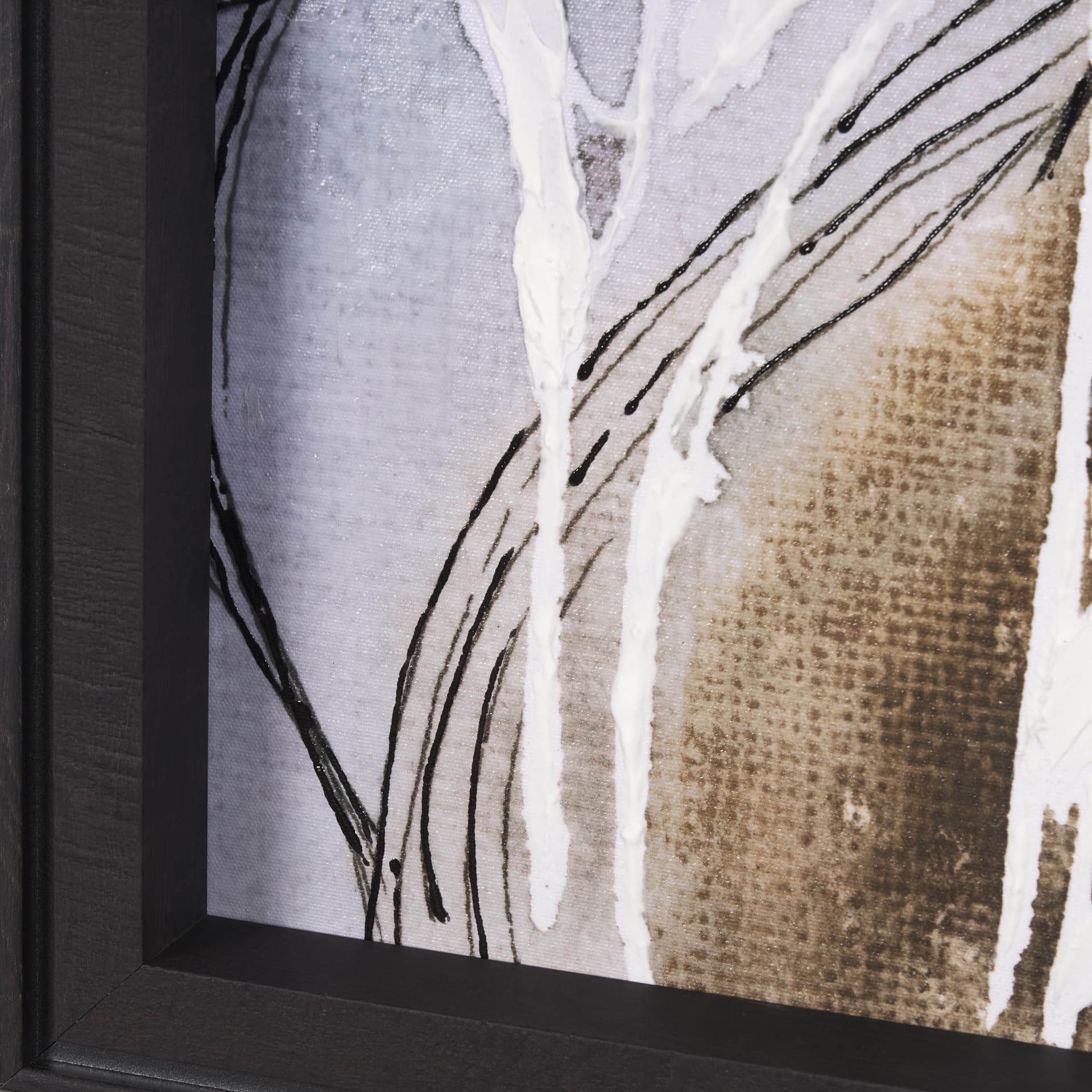 Blowing Grass II by Mercana Studio a Hand Embellished Textured Framed Art Print — product photograph