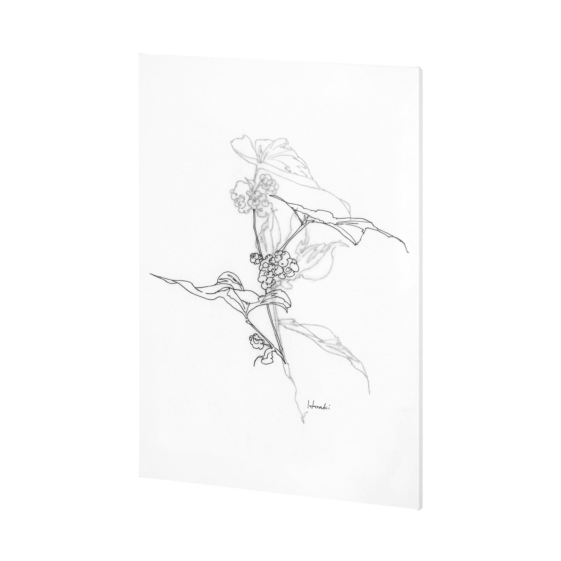 Arrangement III by Hiraki a Hand Embellished Textured Canvas — product photograph