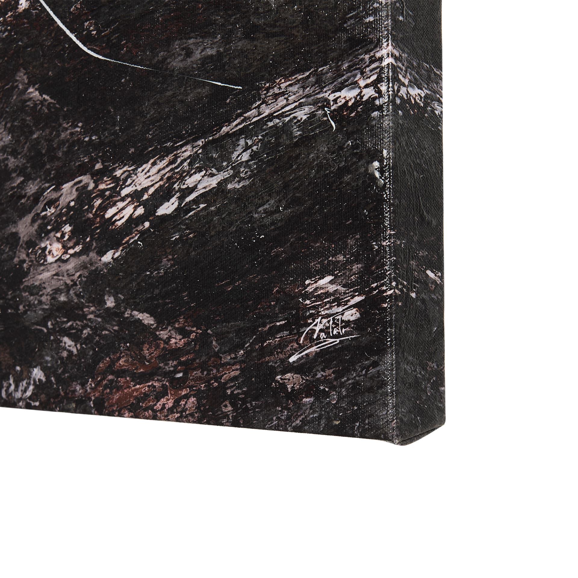 Sakura Rain I by Mercana Studio a Hand Embellished Textured Canvas — product photograph