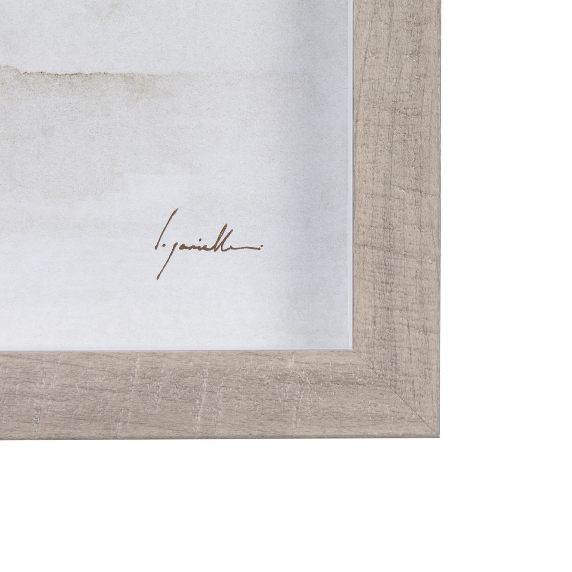 Boho BranchesI by Mercana Studio a Hand Embellished Textured Framed Art Print Matted under Glass — product photograph