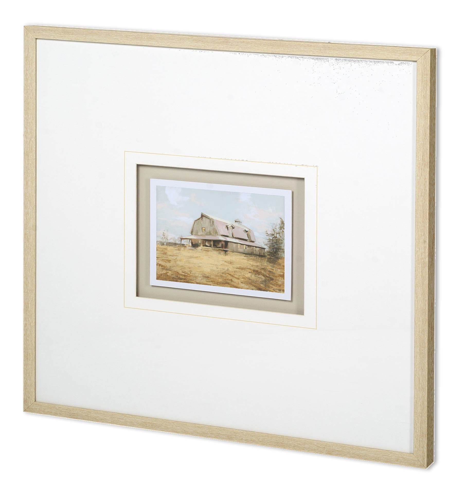 Autumnal Equinox II by Mercana Studio Hand Embellished Textured Framed Art Print Matted under Glass — product photograph