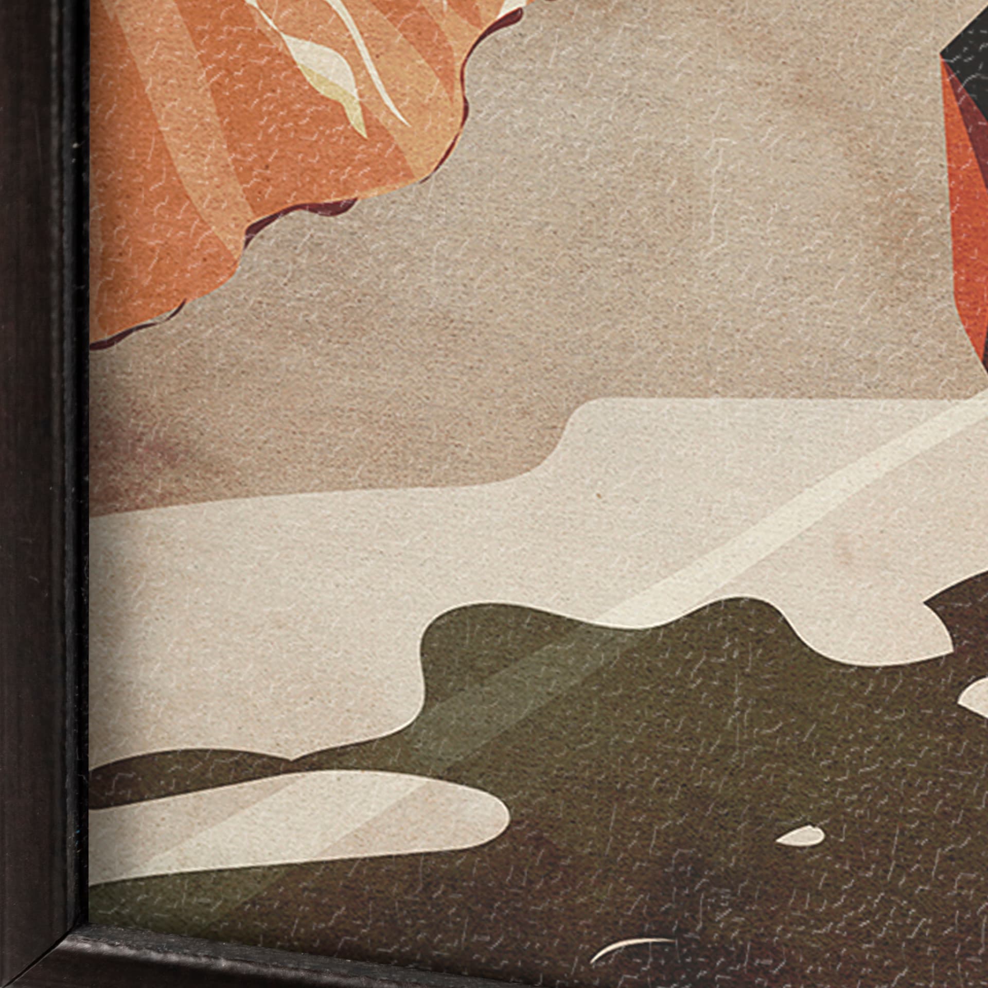 Utah Go USA (SM) by Mercana Studio a Hand Embellished Decograph Framed Art Print — product photograph
