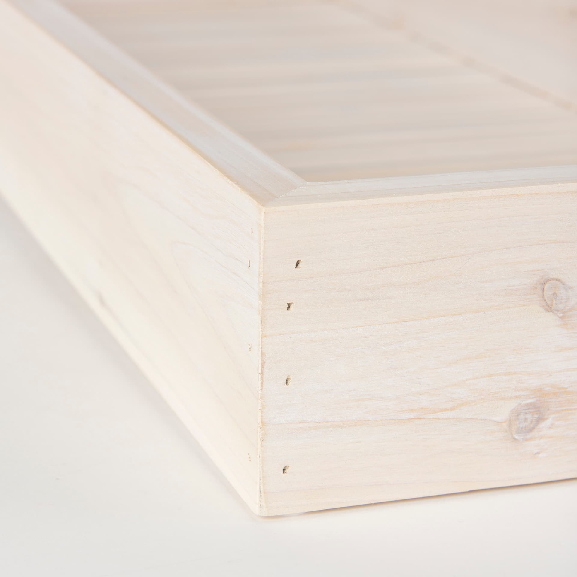 Horatio 28L x 12W Natural Wood Rectangular Serving Tray — product photograph