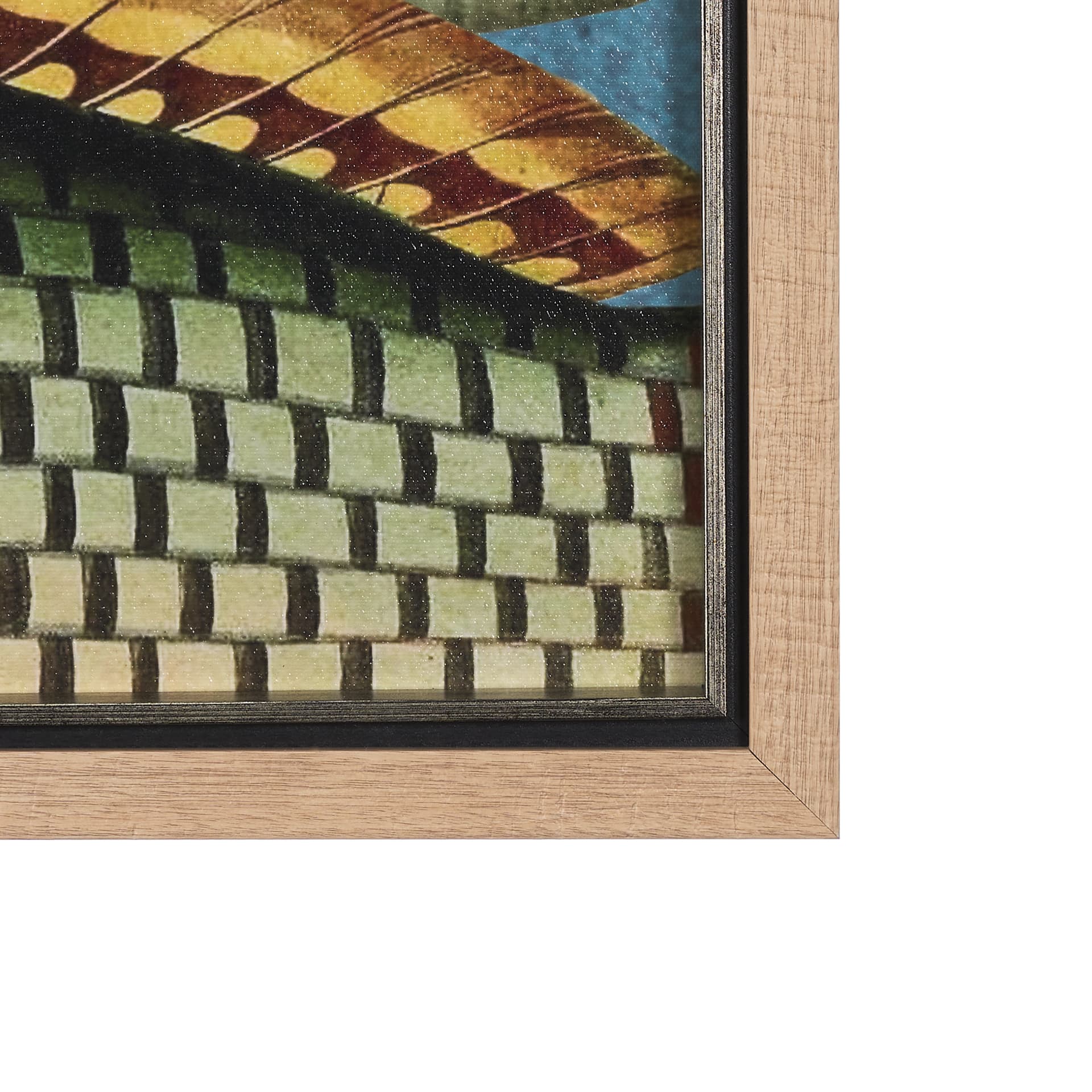 Vadum Piscis by Mercana Studio a Hand Embelished Textured Framed Art Print — product photograph