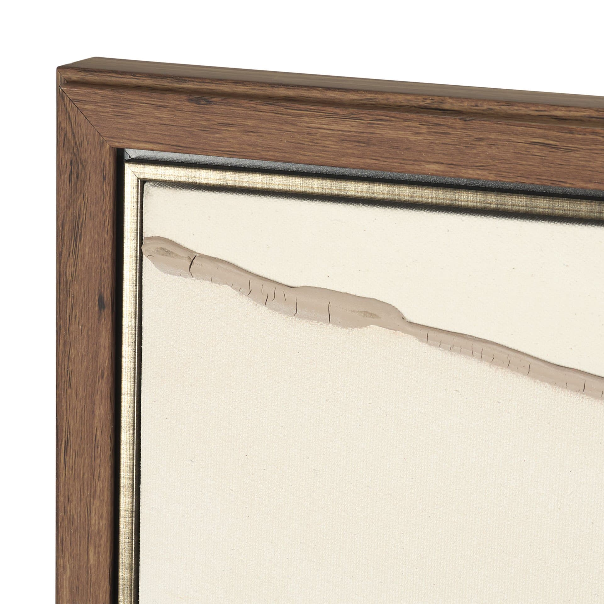 Field Patchwork II by Mercana Studio Handmade Original Framed Canvas Artwork — product photograph