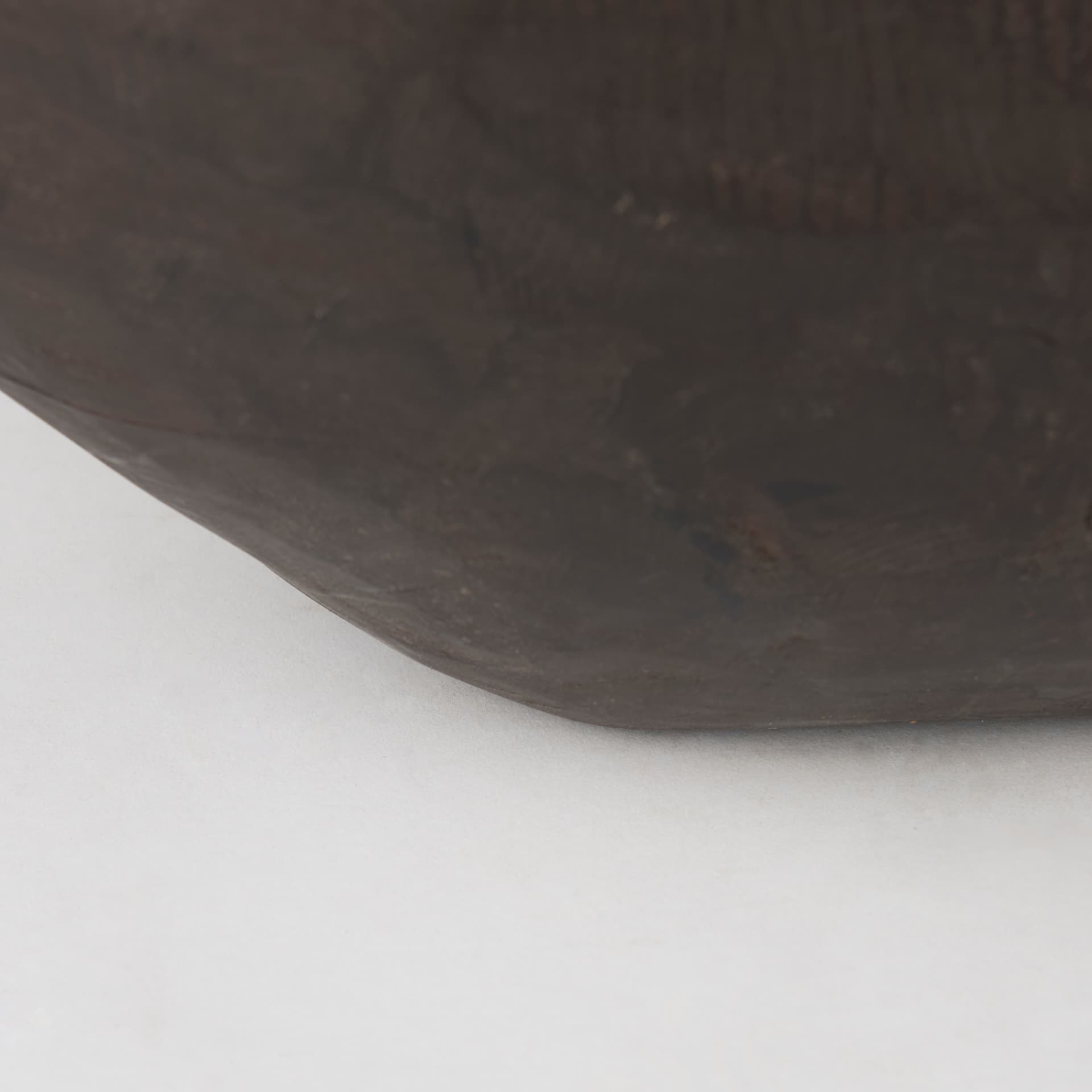 Athena Extra Large Oblong Black-Brown Reclaimed Wood Bowl — product photograph