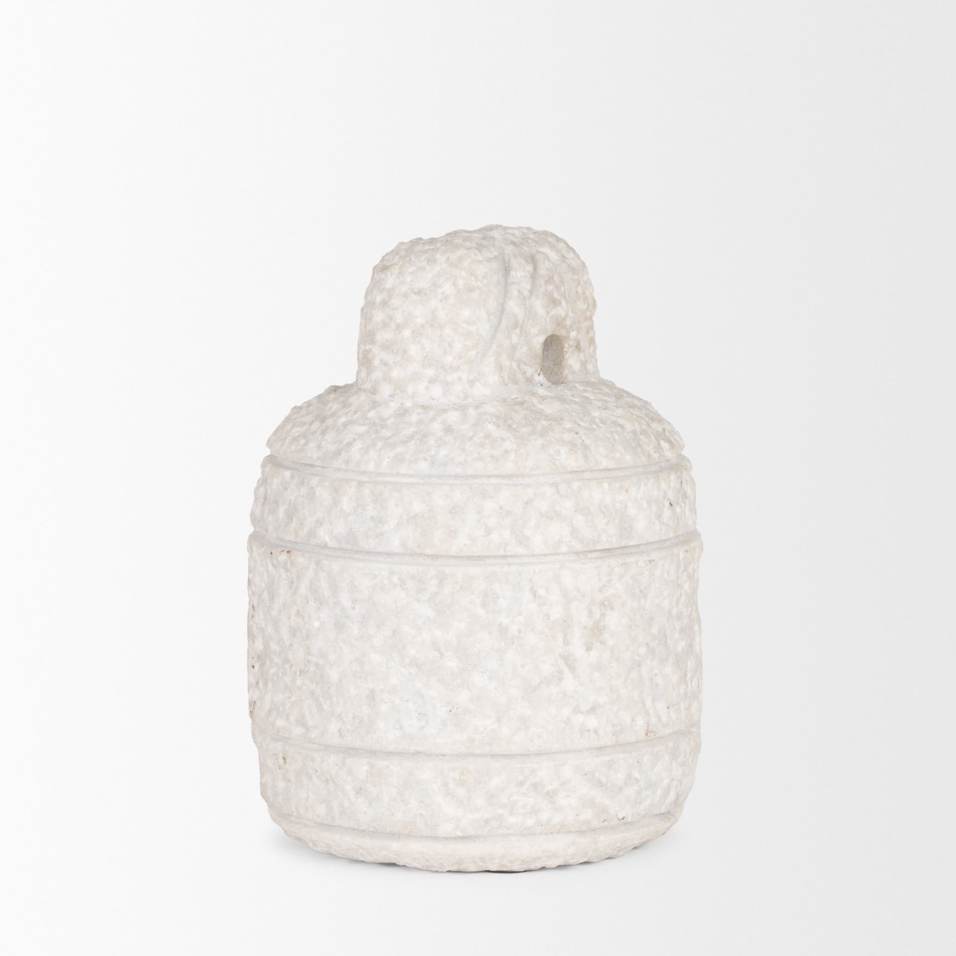 Irina Small White Marble Door Stopper — product photograph