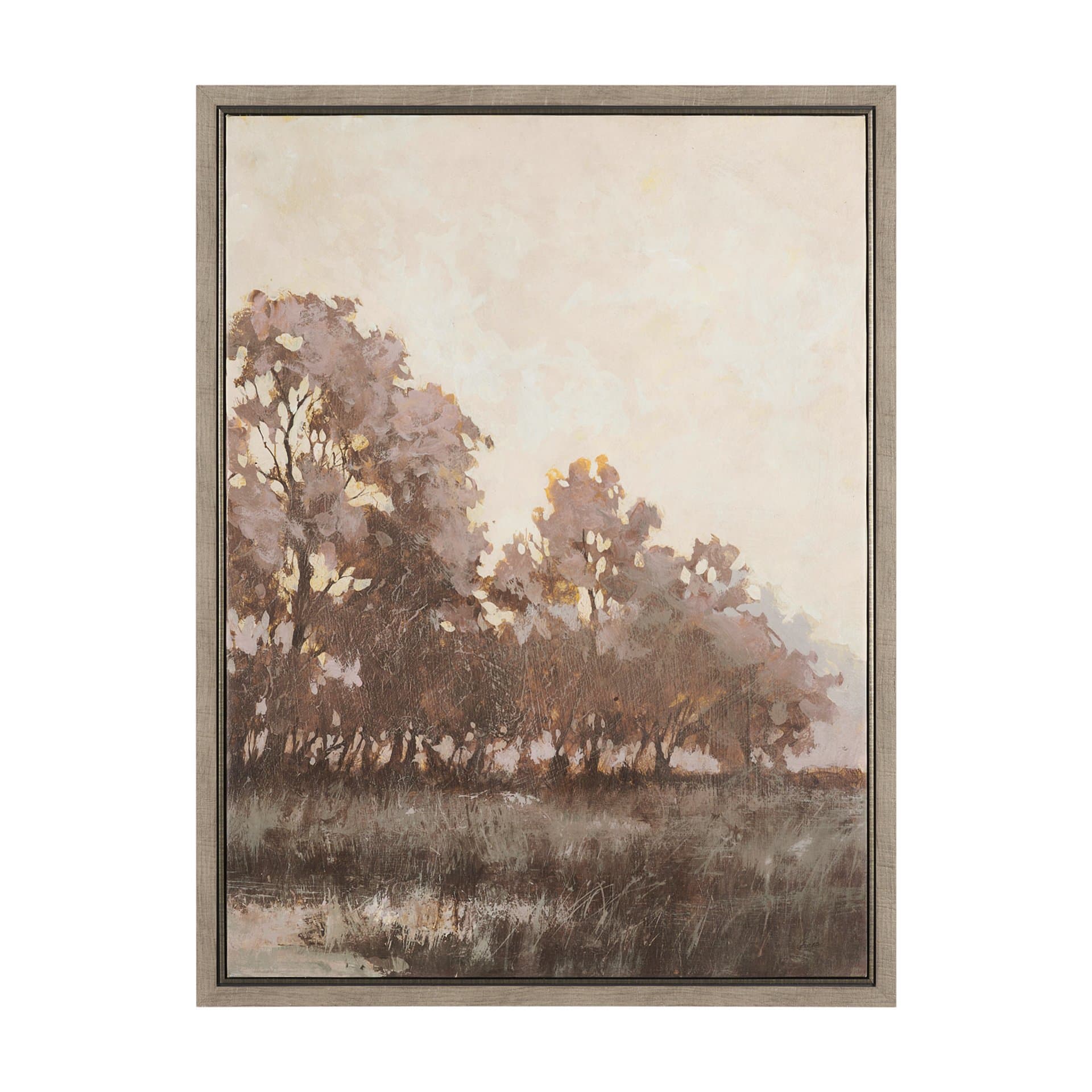 Calm Horizon II by Mercana Studio Hand-Embellished Textured Framed Canvas — product photograph