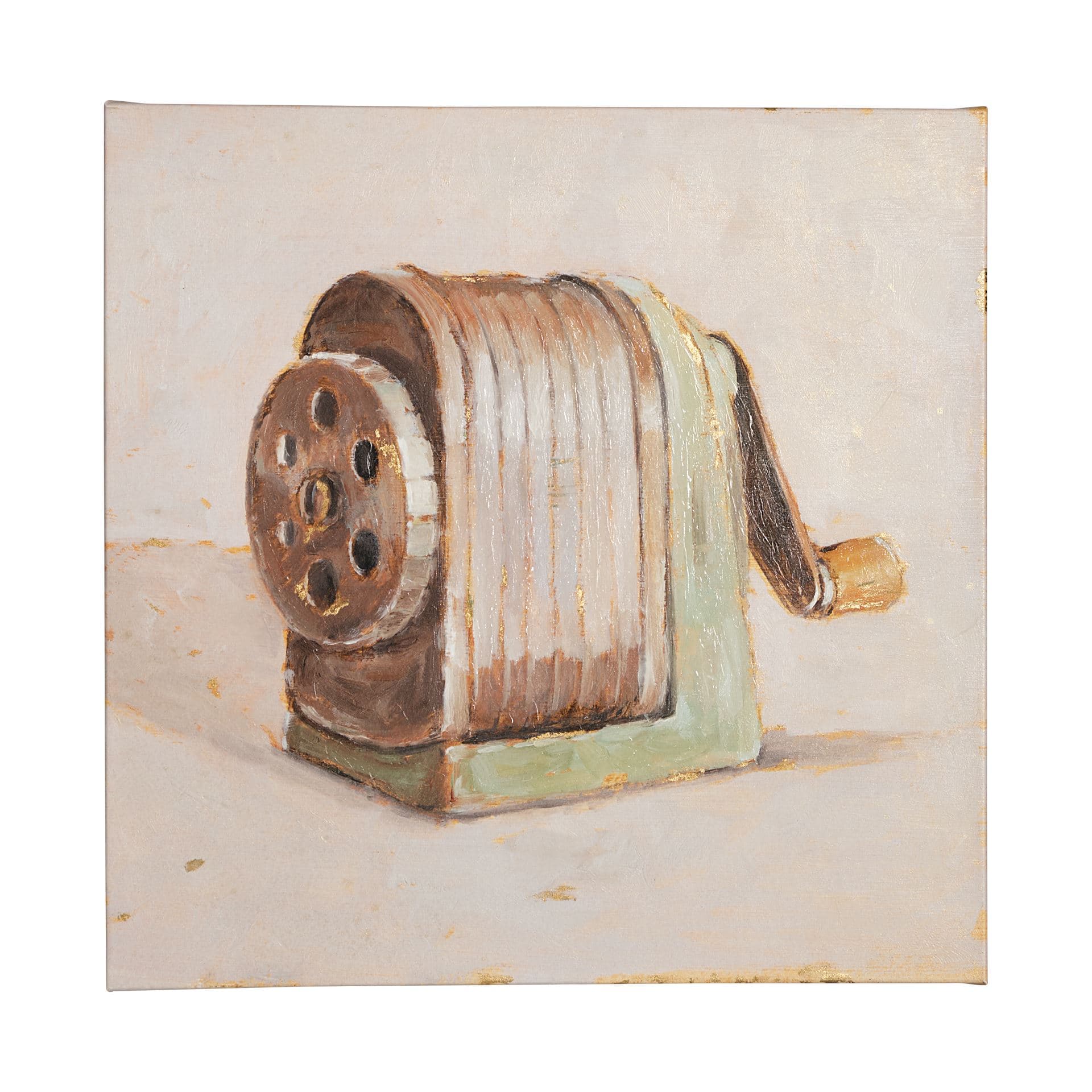 Old School III by Ethan Harper a Hand Embellished Textured Canvas — product photograph