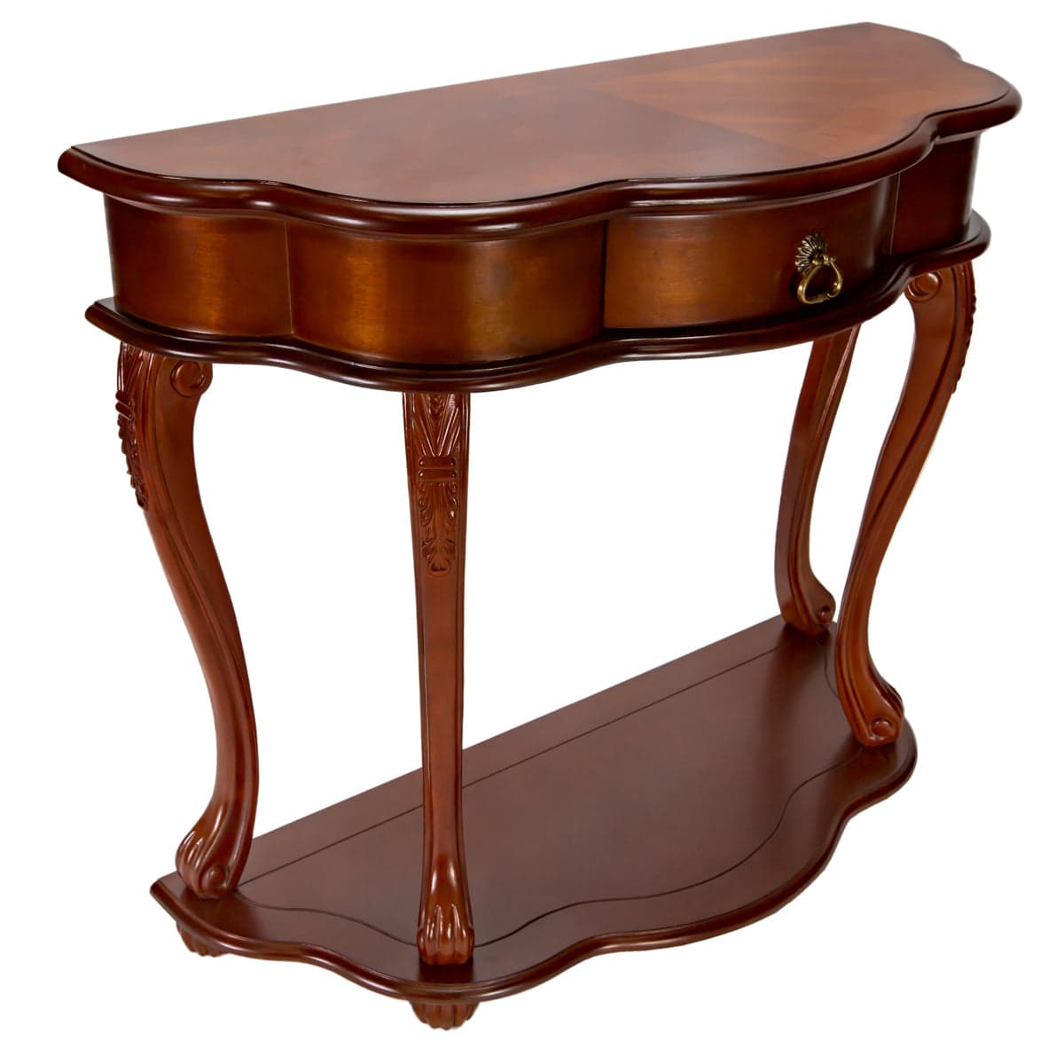Console Old World Table Cherry Finish — product photograph