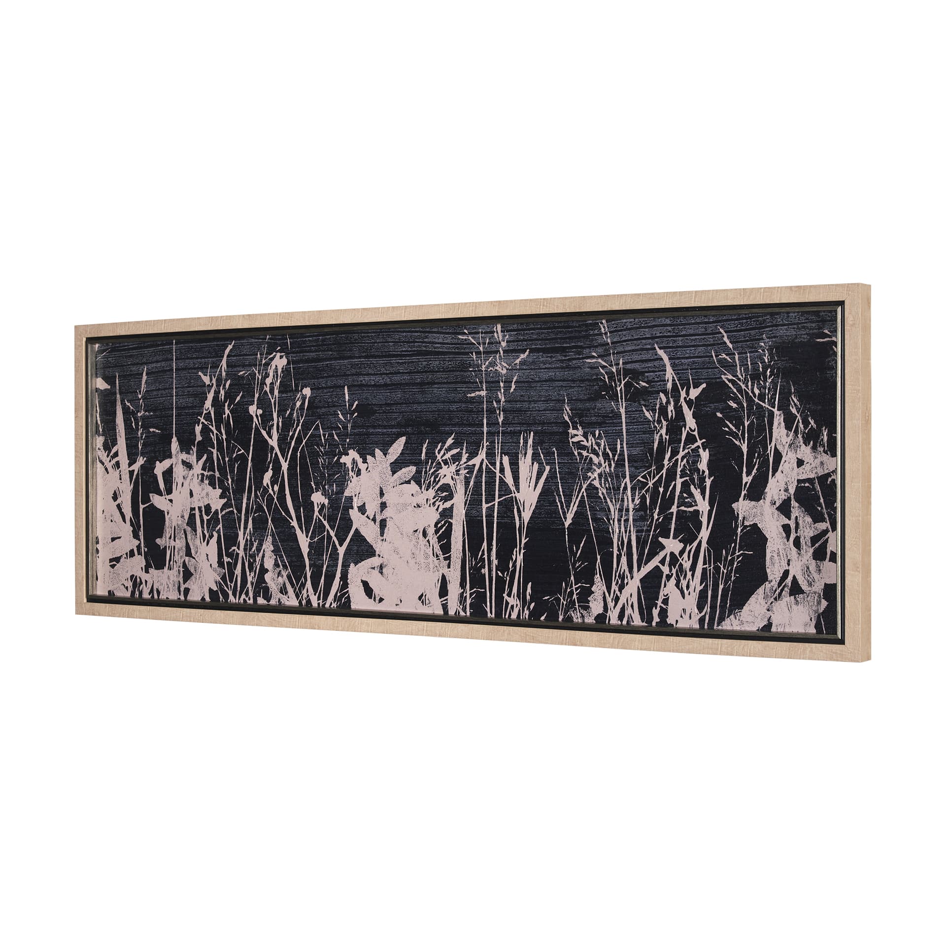 Meadow Herbes by Mercana Studio a Hand Embellished Textured Framed Art Print — product photograph