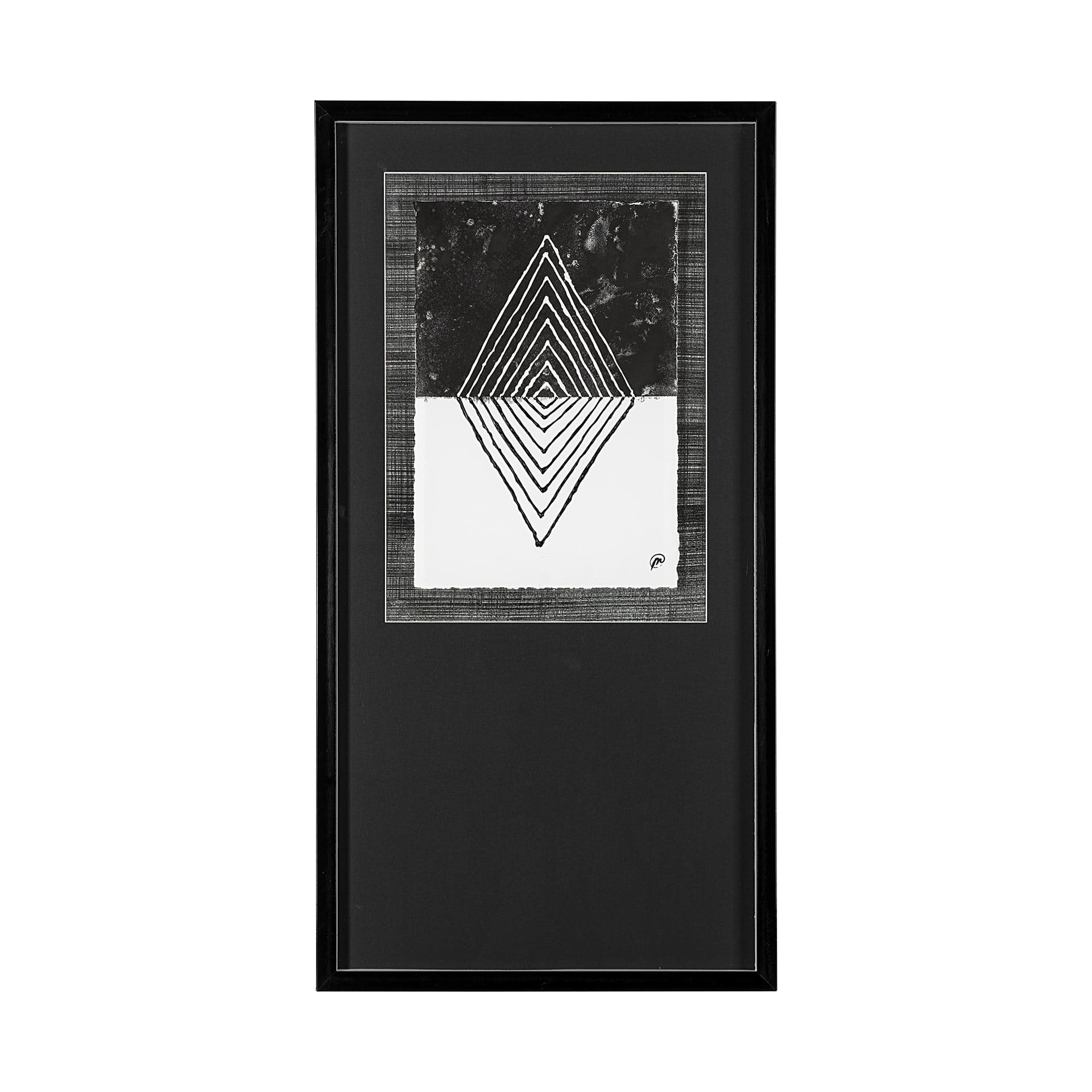 Diamond by Studio M a handmade Original Framed Artwork under Glass — product photograph