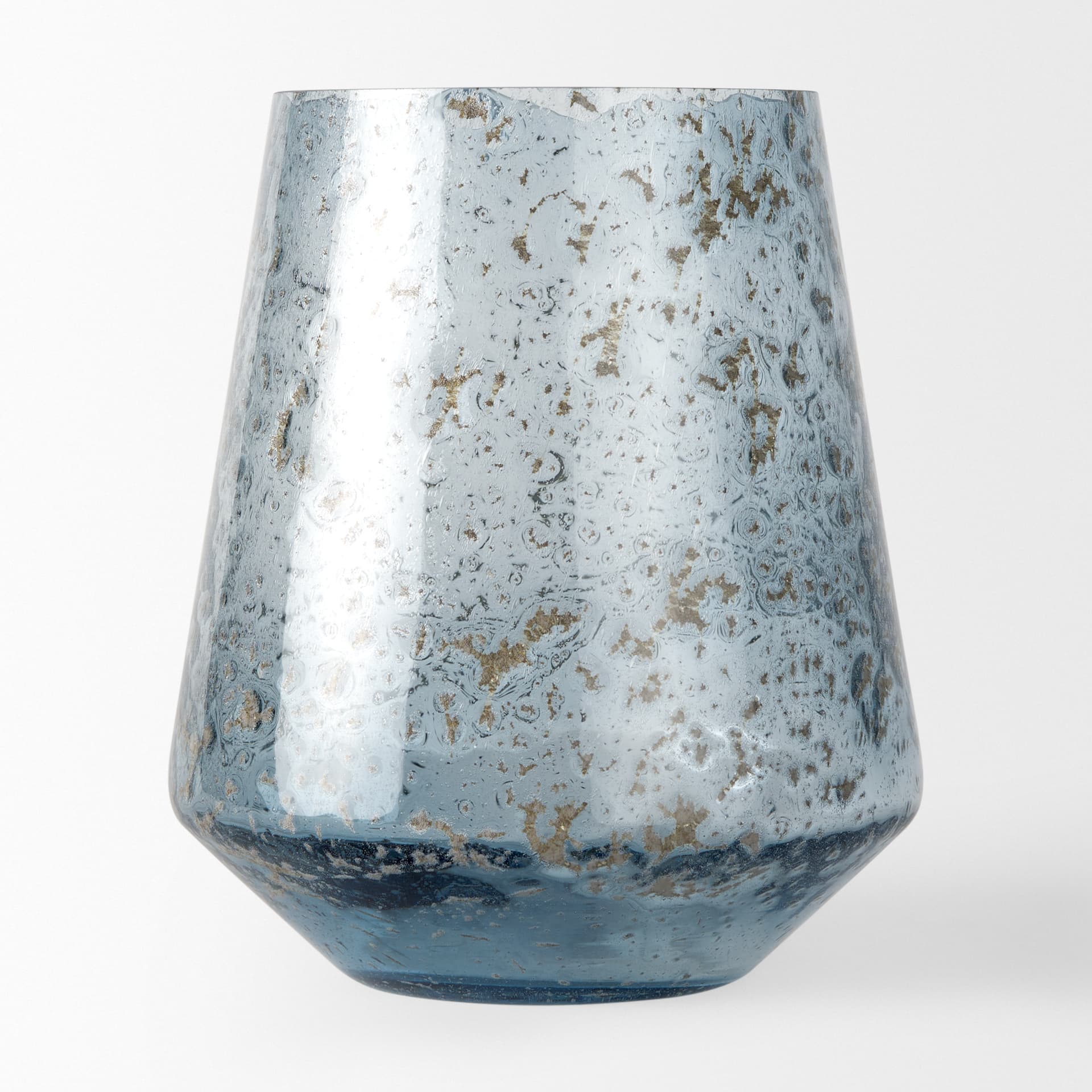 Robyn Tall Blue Glass Vase — product photograph