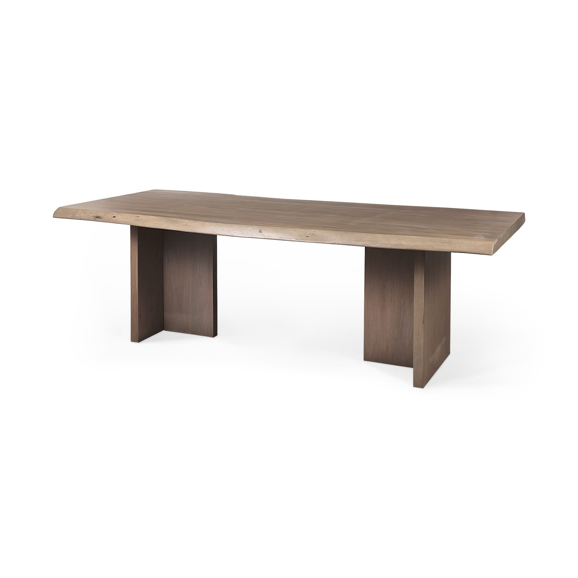 Konstantin 94"L x 40"W Rectangular Dining Table | Modern | Med Brown Wood | Seats 8 — product photograph