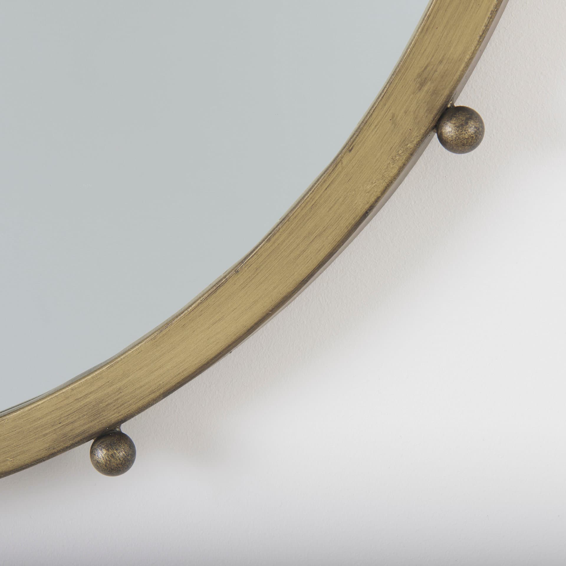 Elena I Small Gold Wall Mirror — product photograph