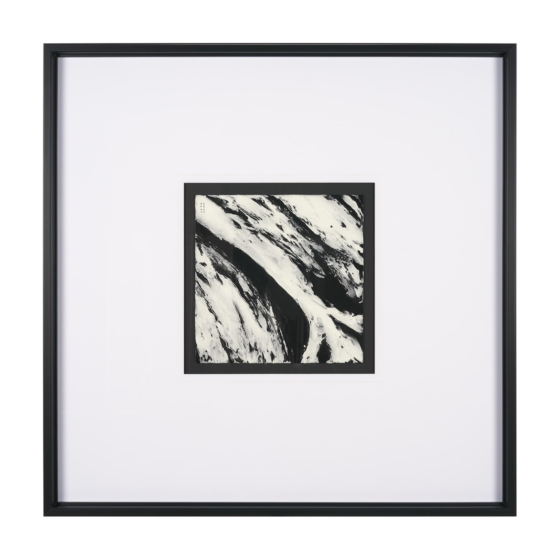 Abstract Branches by Studio M a handmade Original Framed Artwork under Glass — product photograph