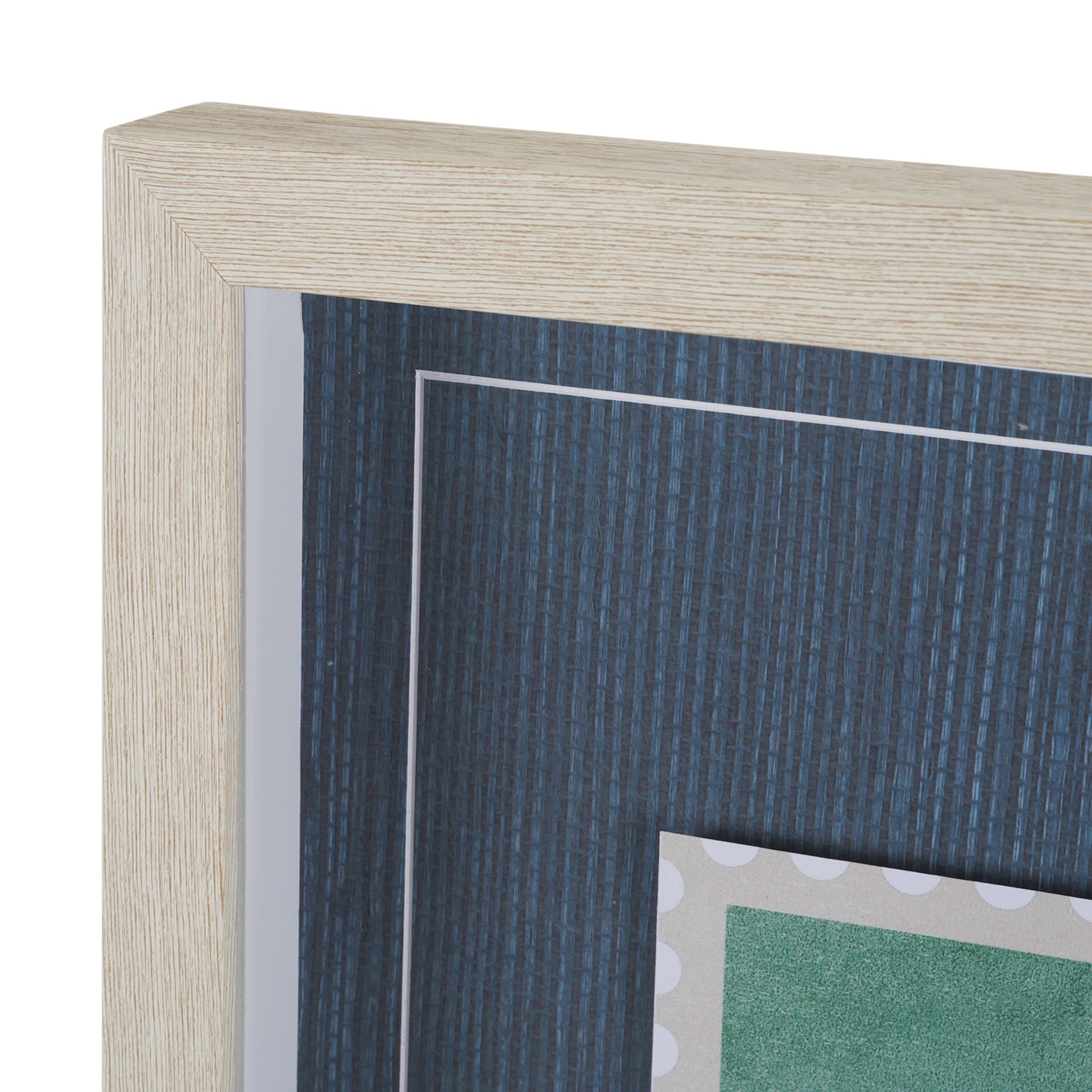 Bon Voyage (Set of 9) by Mercana Studio a Hand Embellished Framed Art Print Matted under Glass — product photograph