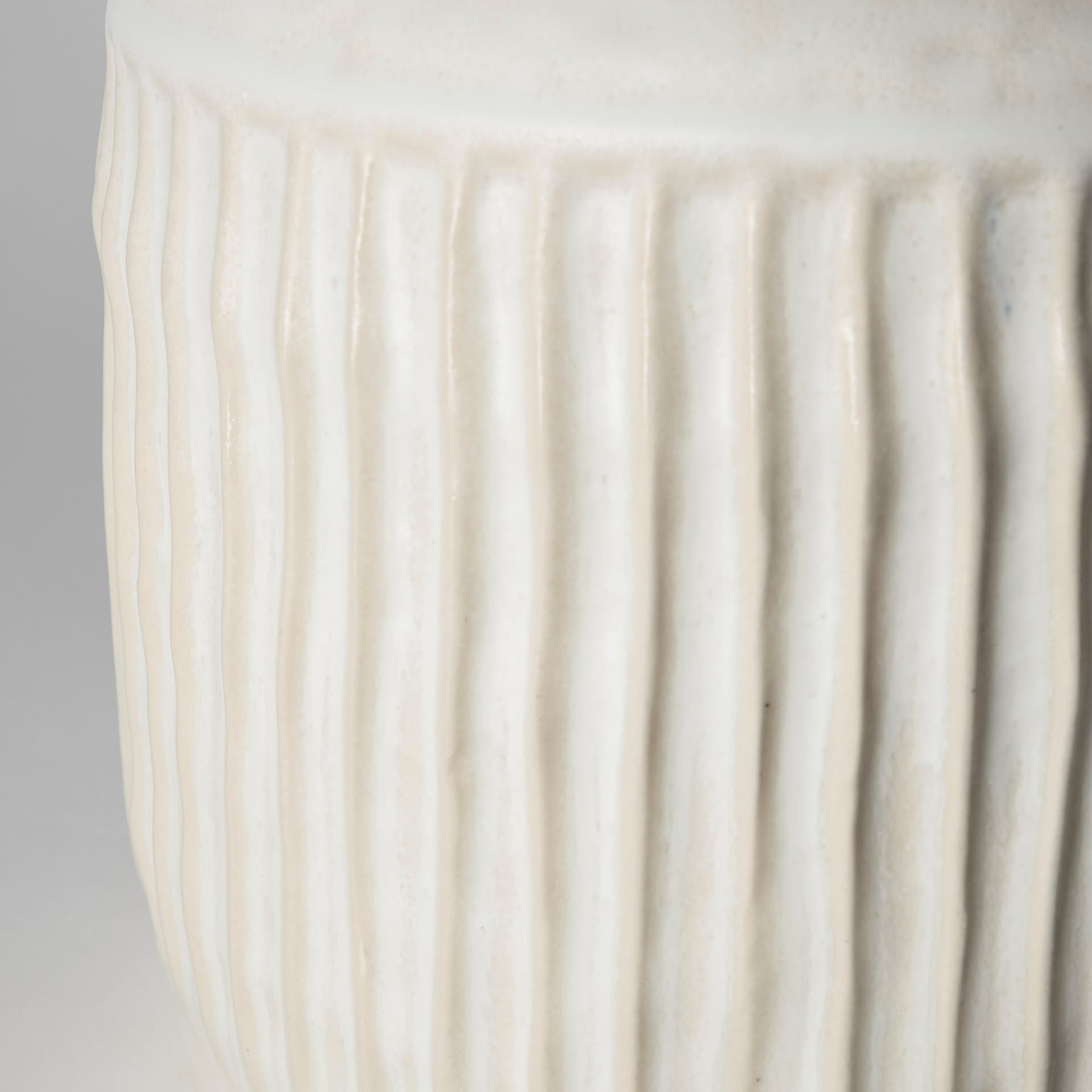 Judy Large Eggshell Ceramic Vase — product photograph