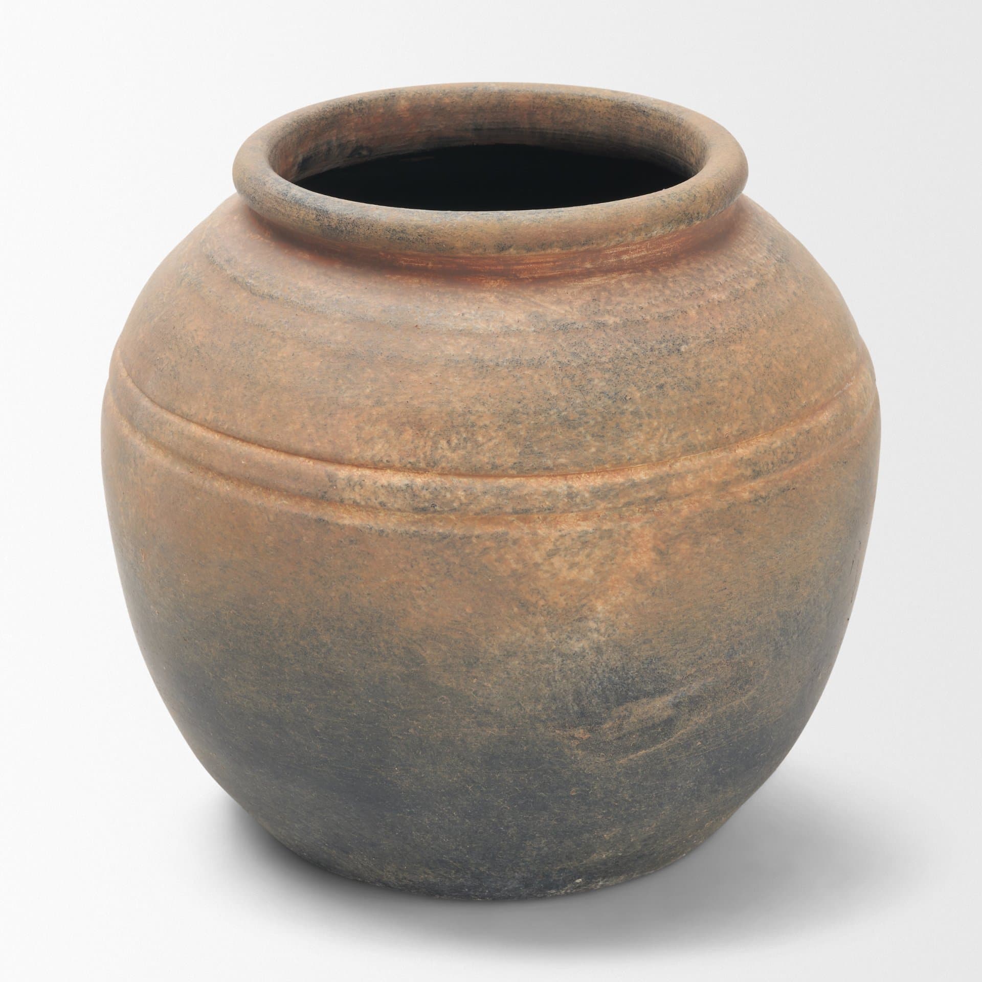 Cotto 8.7H Weathered Round Terracotta Vase — product photograph