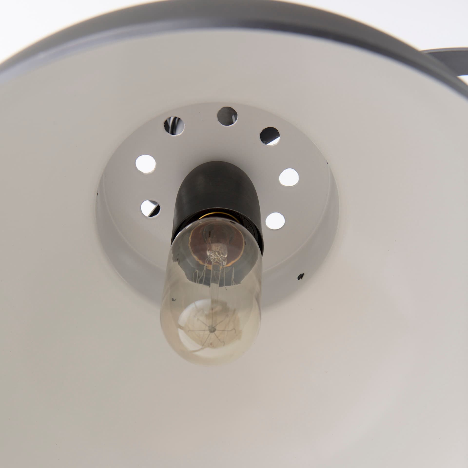 Leighton II 15x20 Black Metal Spherical Pendant Light — product photograph