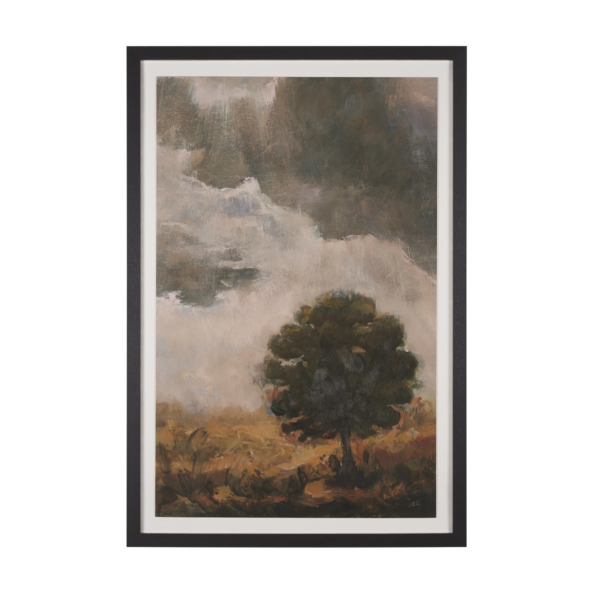 Memorable Sky by Mercana Studio a Hand Embellished Framed Art Print Matted under Glass — product photograph