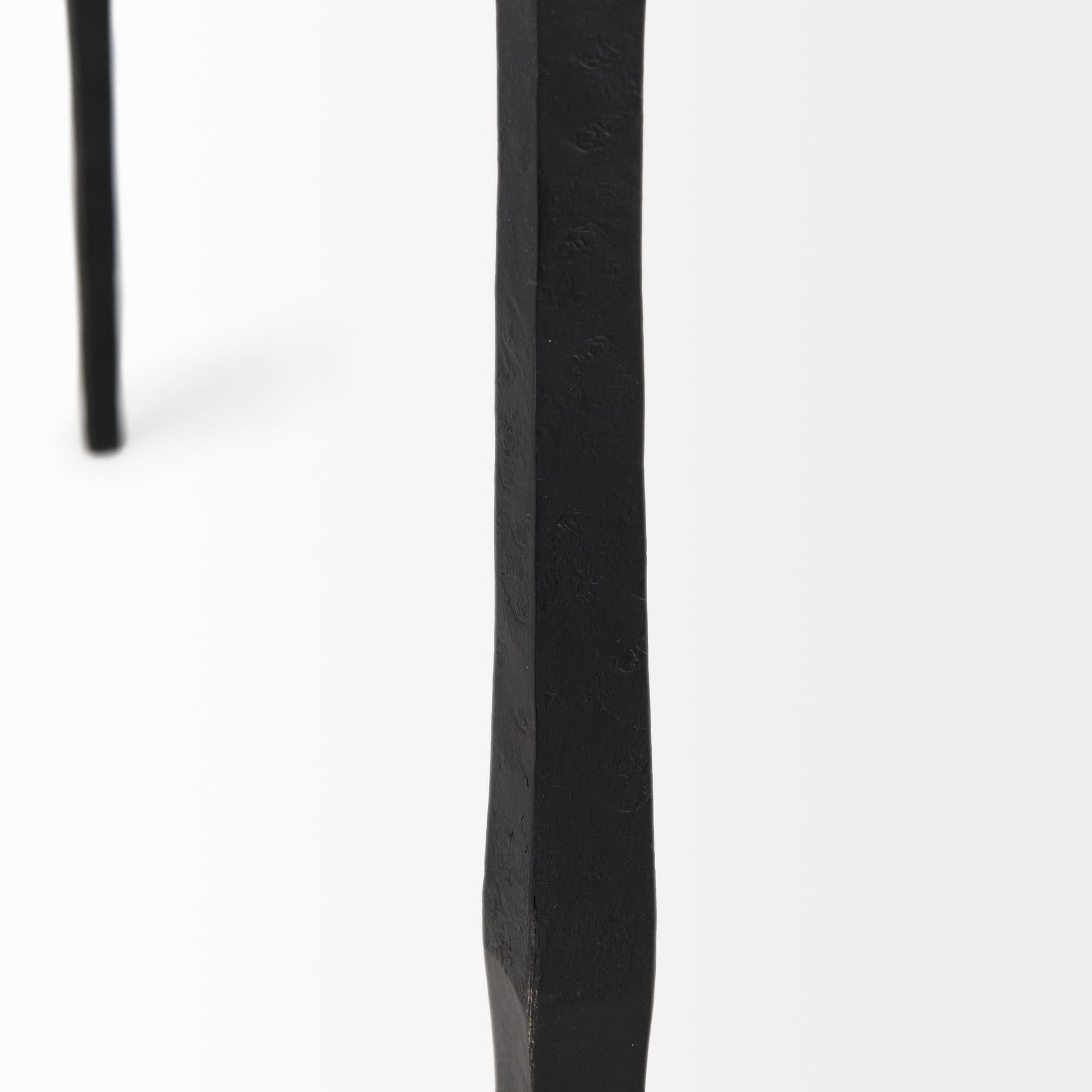Timothy 48.0 X 8.0 X 30.0 Ebony Black Iron Console Table — product photograph