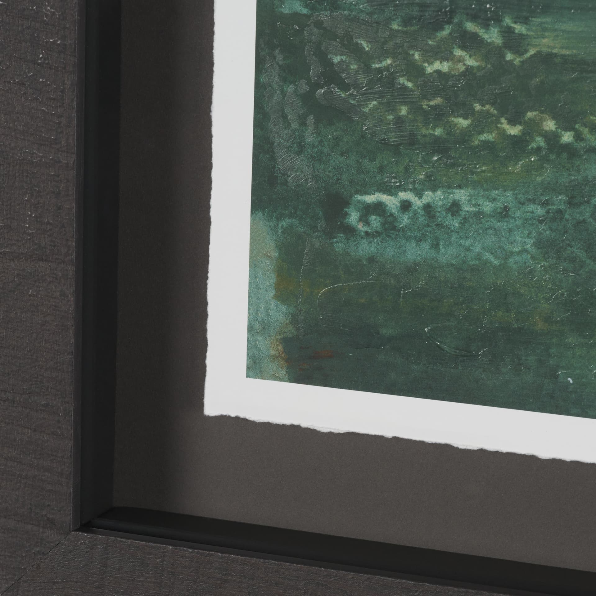 Afternoon Sunset by Mercana Studio Hand Embelished Framed Artwork Matted under Glass — product photograph