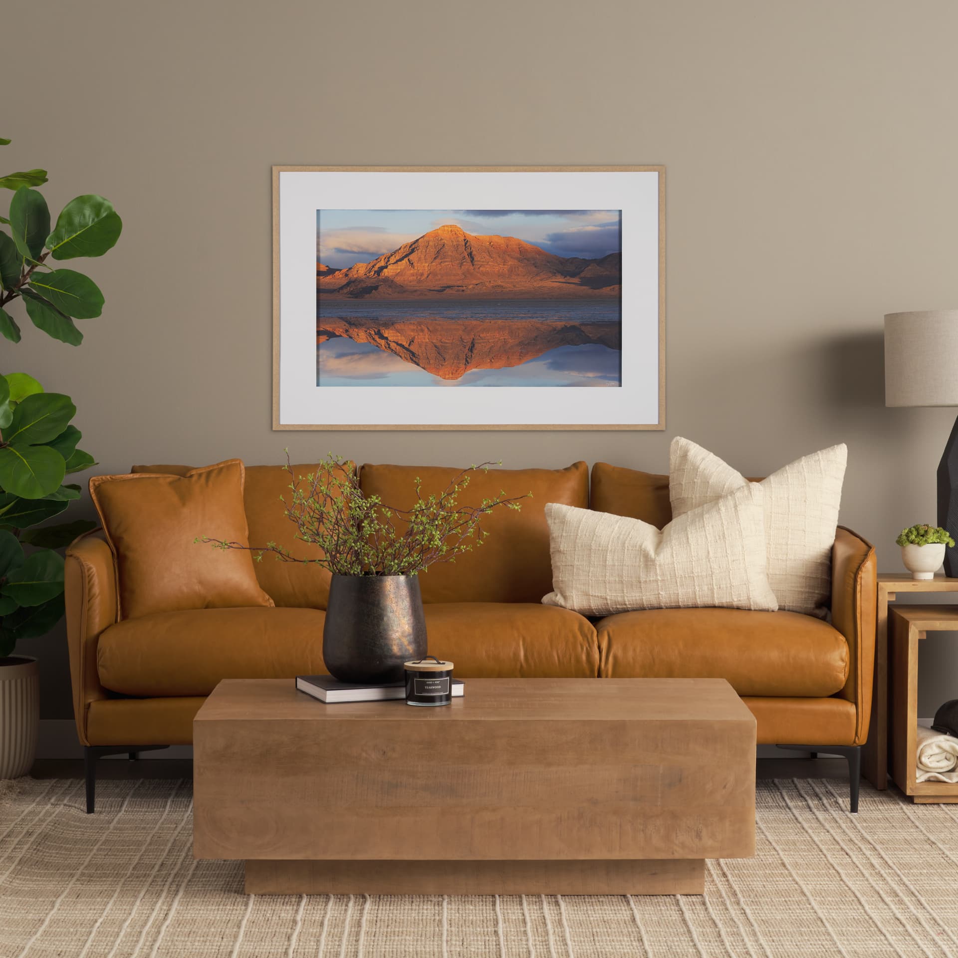 Magic Mirror by Gary Blatter a Framed Photo Art Print Matted under Glass — in a styled room