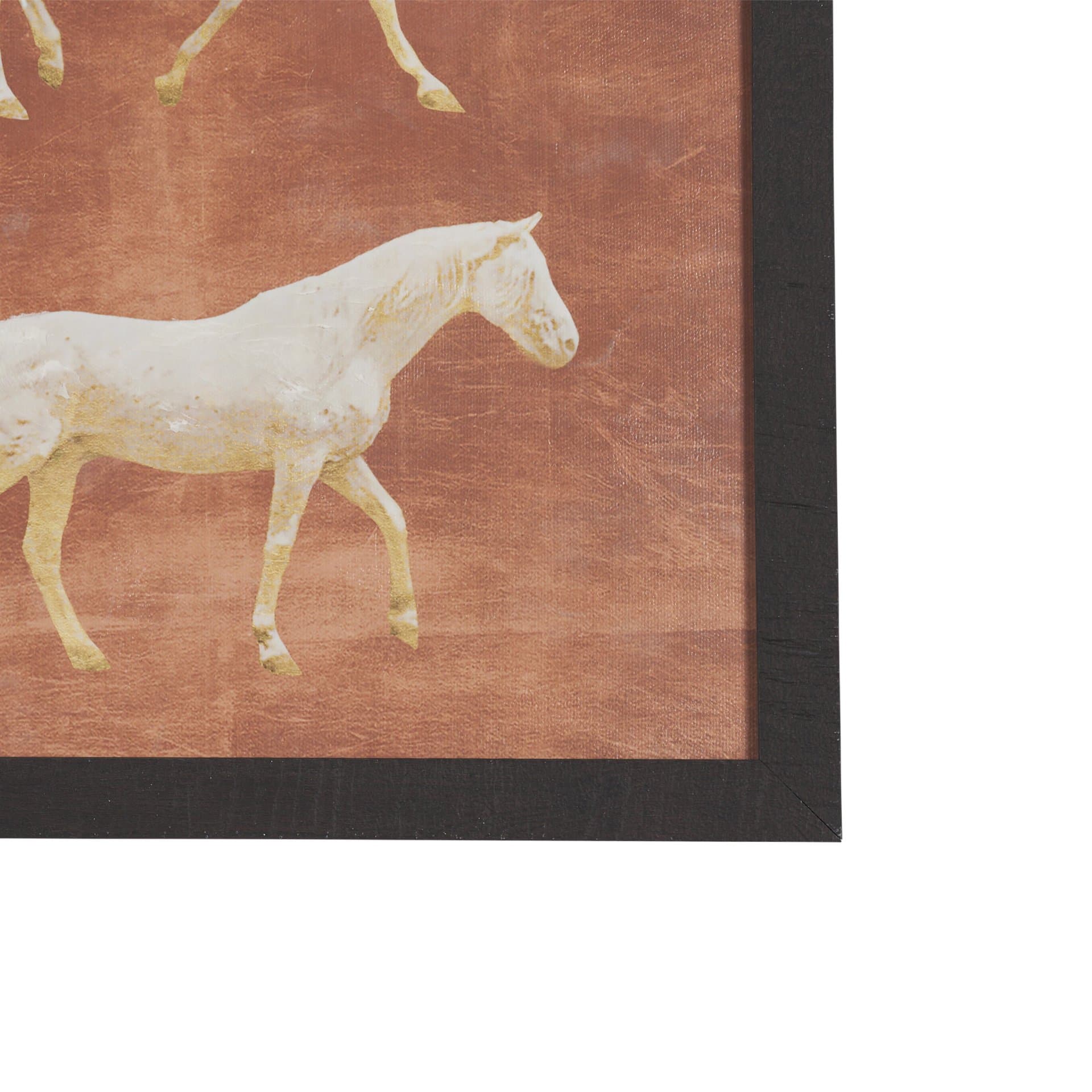 Even Cadence by Eadweard Muybridge Hand-Embellished Textured Framed Canvas Artwork — product photograph