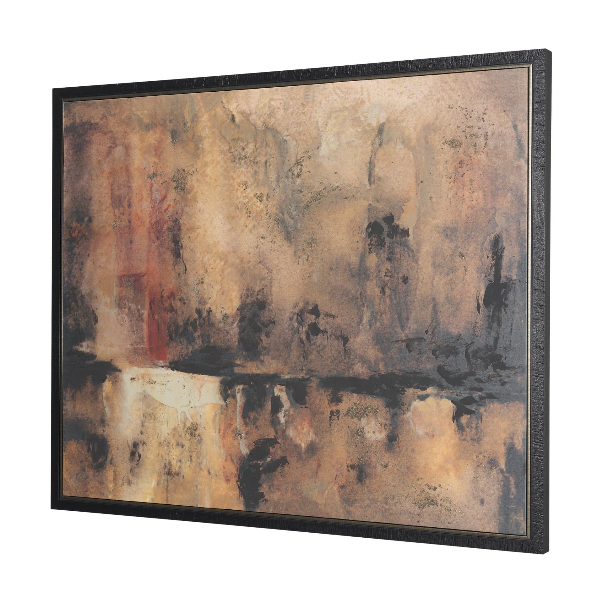 Give or Take by Ira Havuka Hand-Embellished Textured Framed Canvas Artwork — product photograph