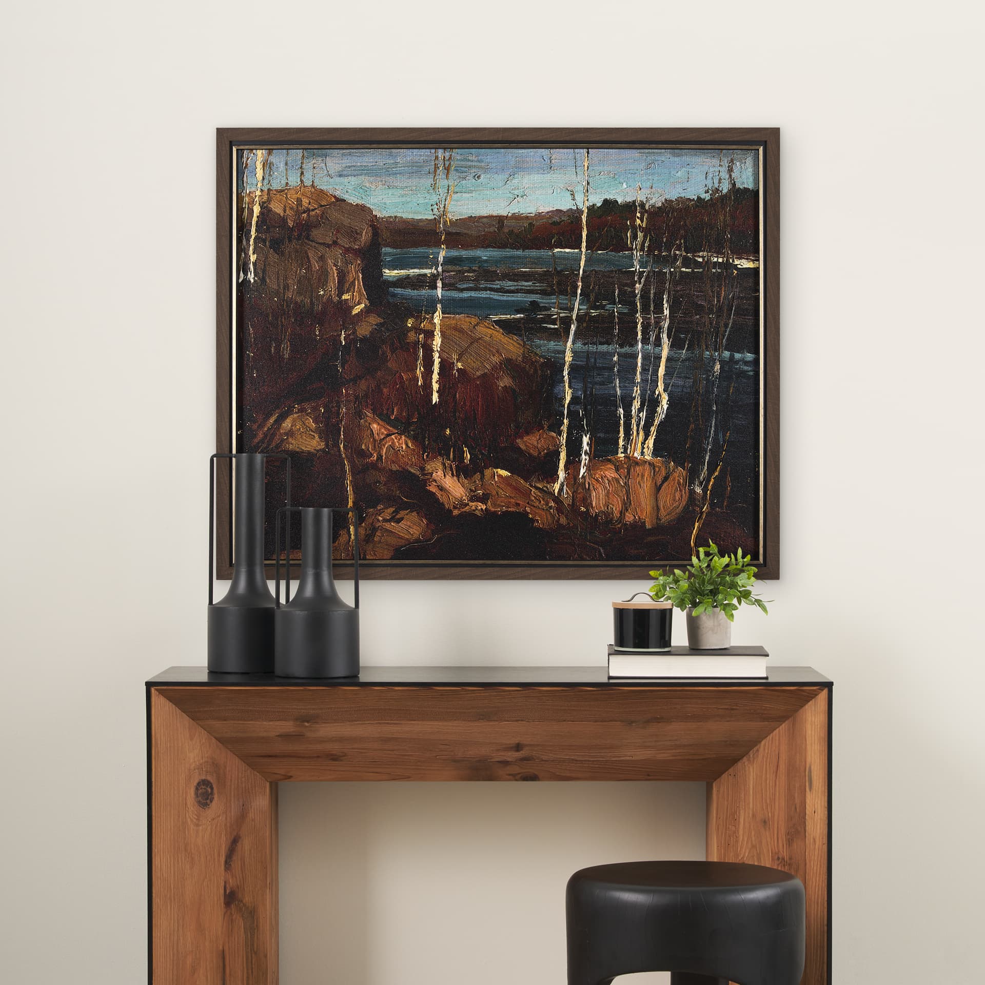 Spring 1914 by Mercana Studio a Hand Embellished Textured Framed Art Print — product photograph