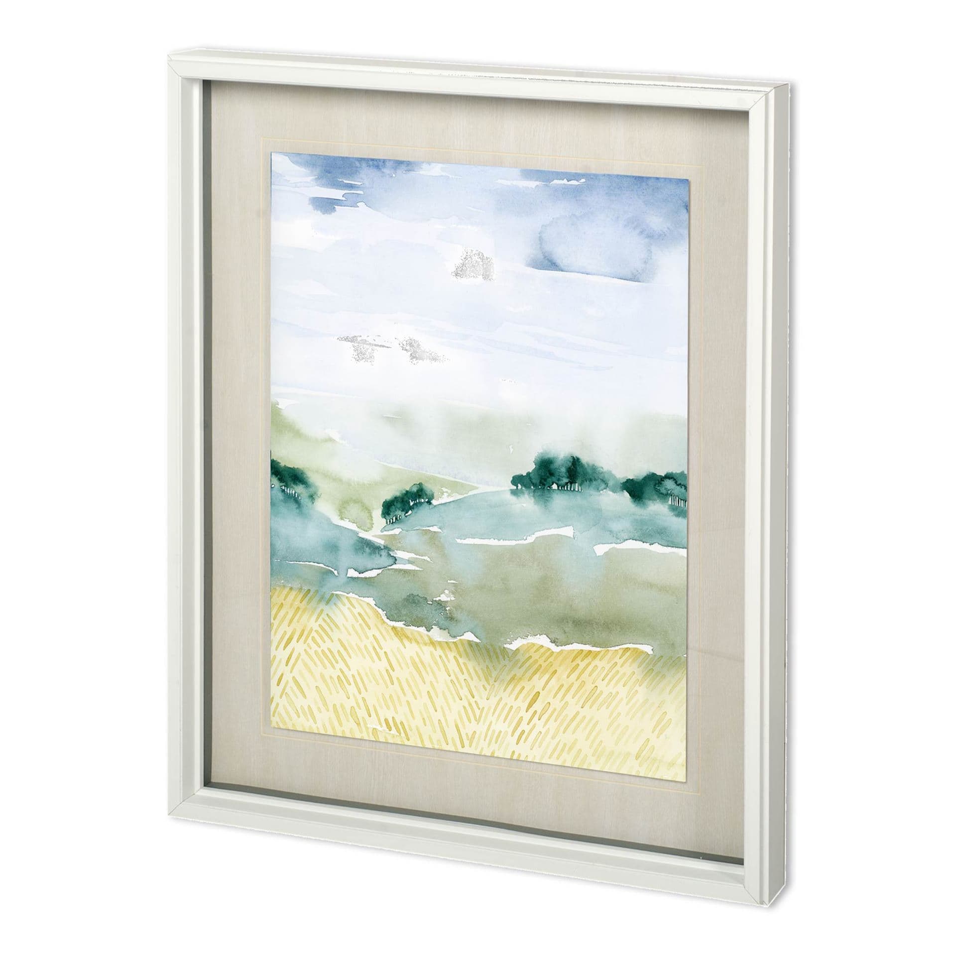 Custom Mountain Vale II by Grace Popp a Framed Art Print Matted under Glass — product photograph