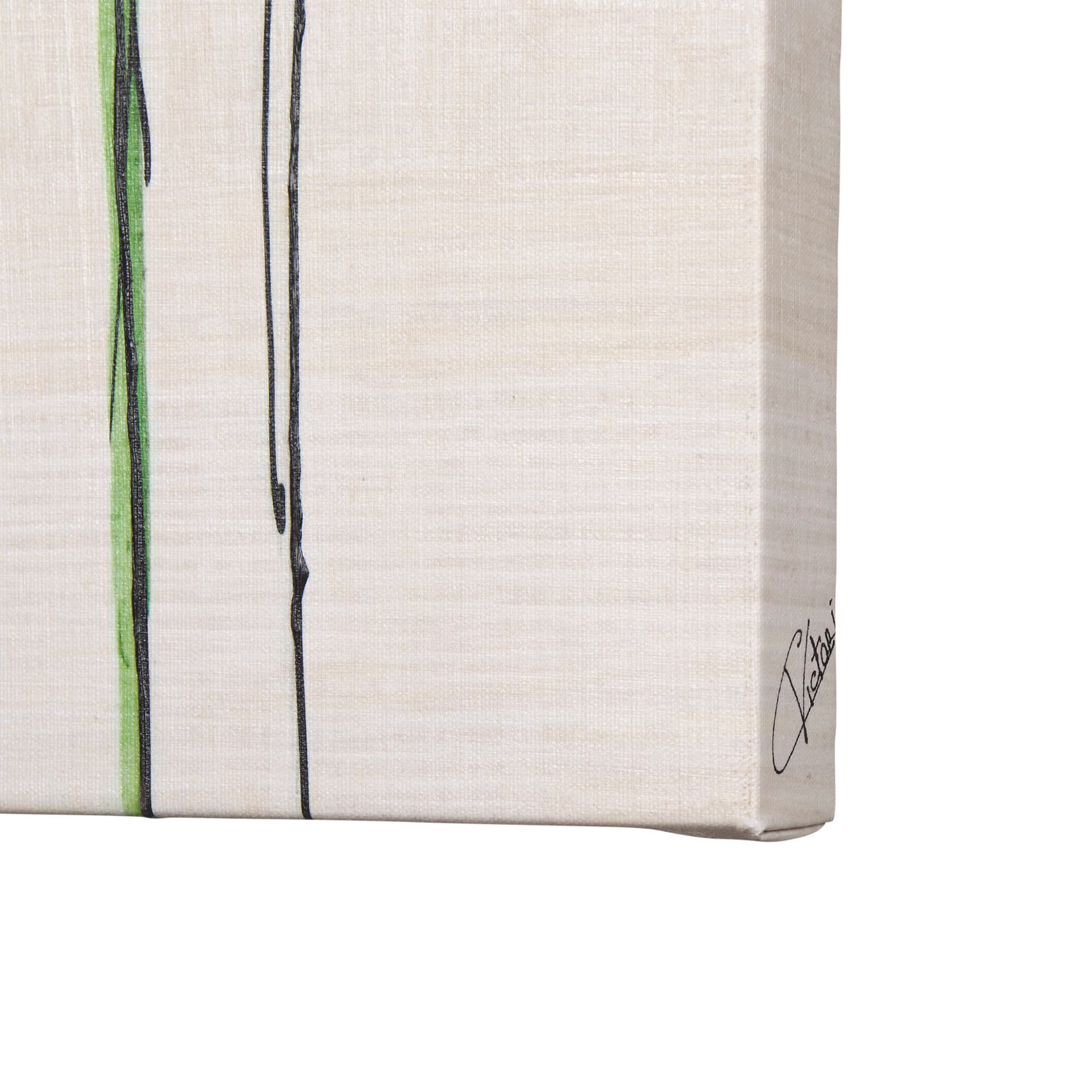 Meadow flowers by Mercana Studio a Hand Embellished Textured Canvas — product photograph
