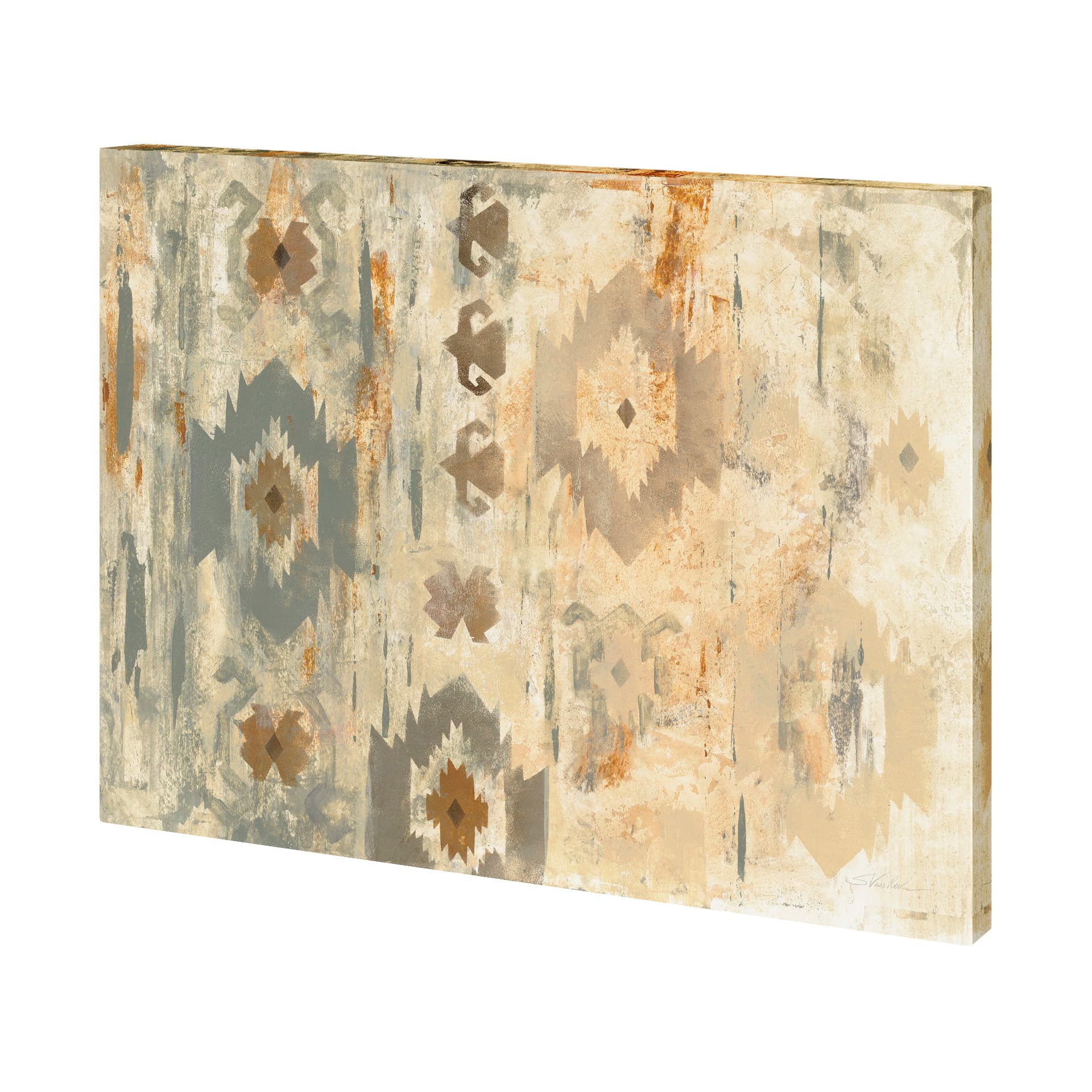 Southwest Design IV by Mercana Studio a Hand Embellished Textured Canvas — product photograph