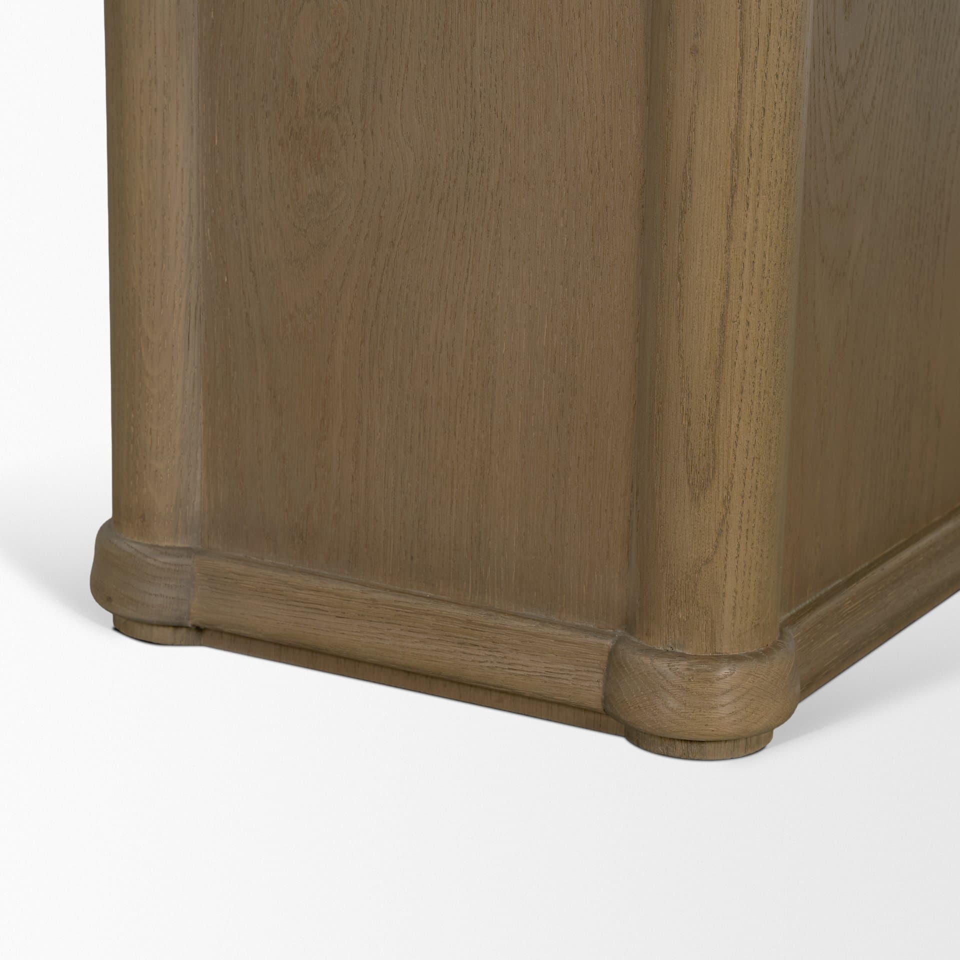 Alden 84"L x 40"W Rectangular Pedestal Dining Table | Modern | Brown Wood | Seats 8 — product photograph