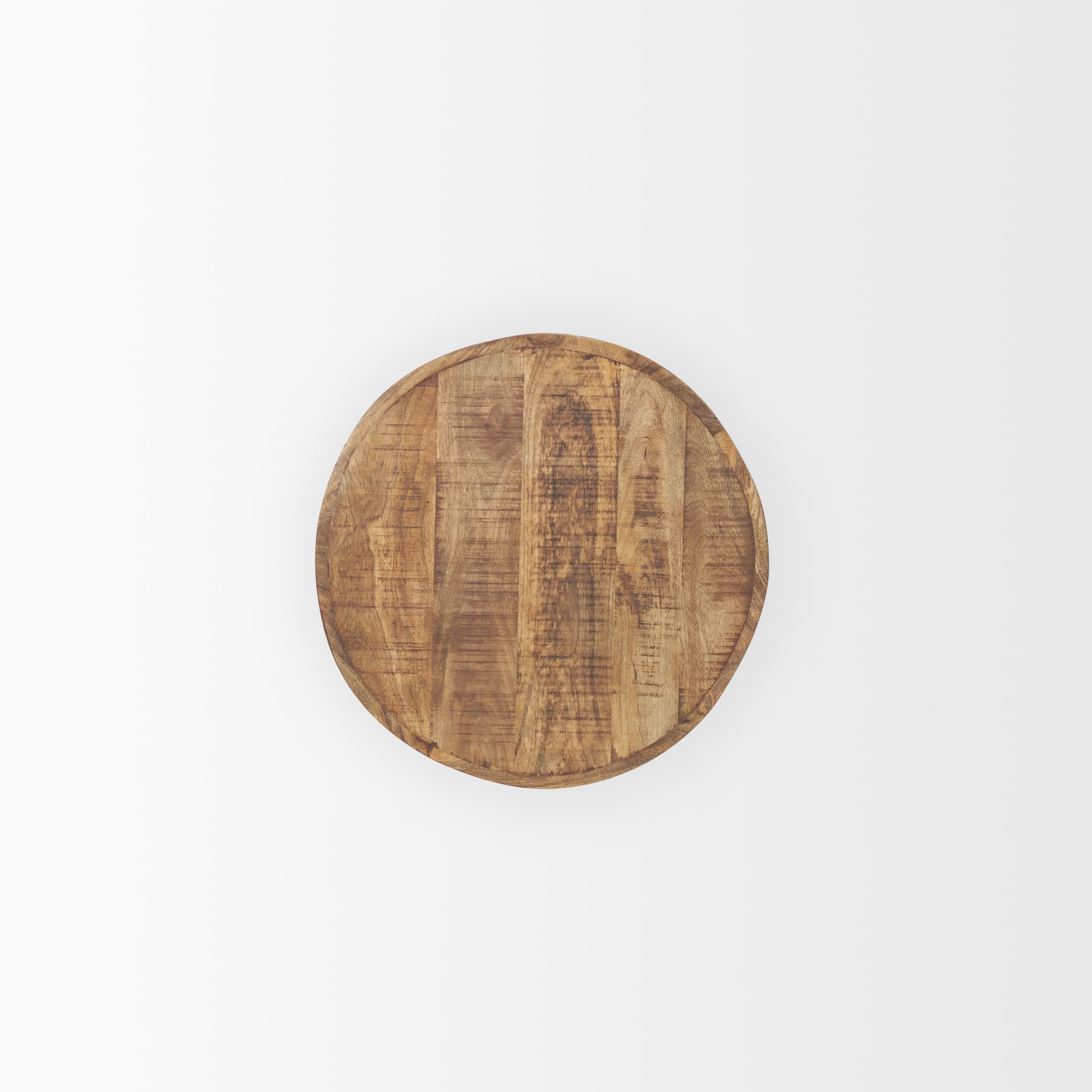 Rosie Small Brown Wood End Table — product photograph