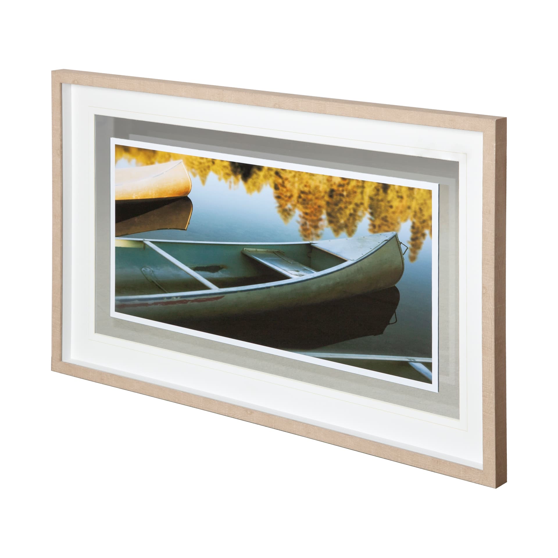 On the Water by Jennifer Broussard a Framed Photo Art Print Matted under Glass — product photograph