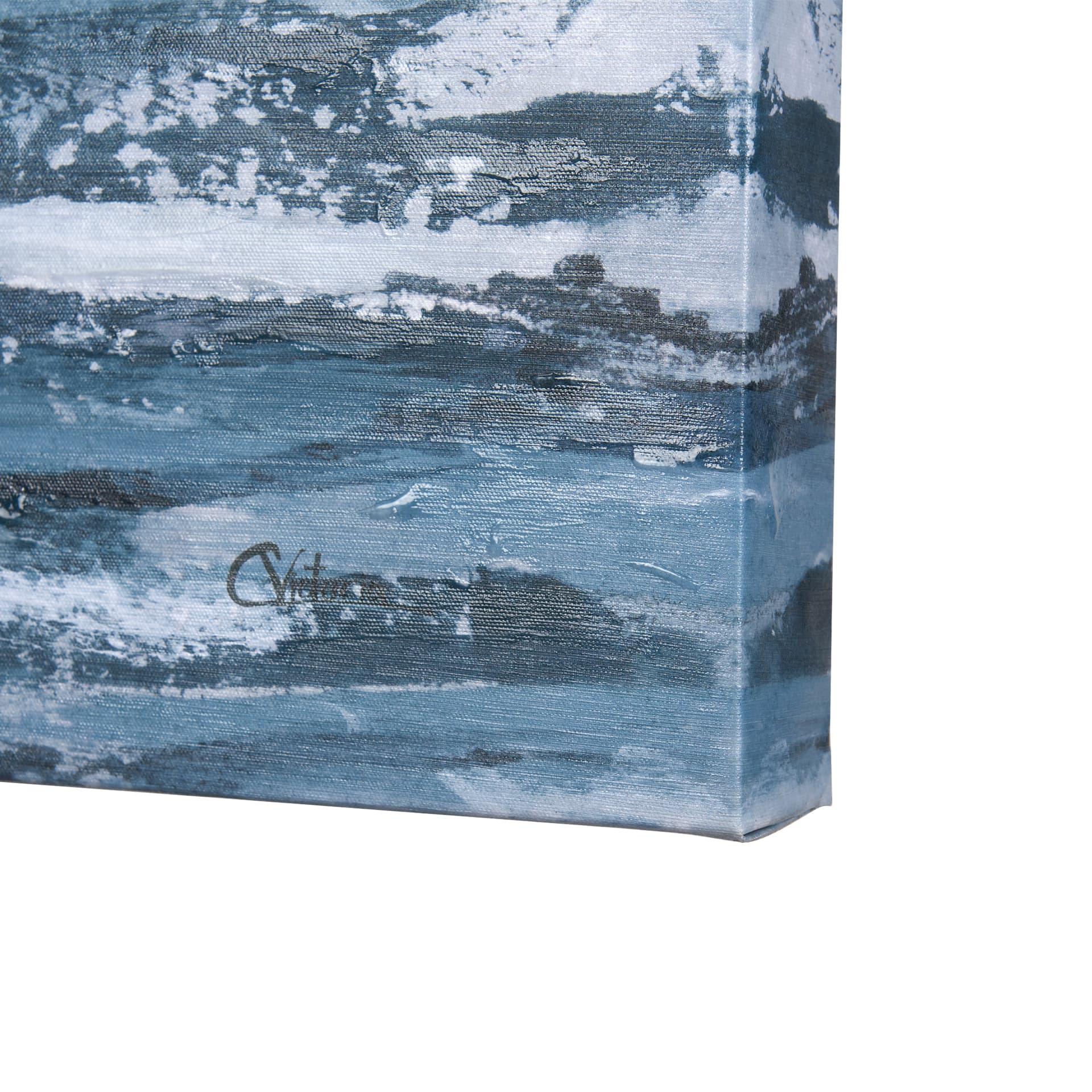 Clouds and sea I by Mercana Studio a Hand Embellished Textured Canvas — product photograph