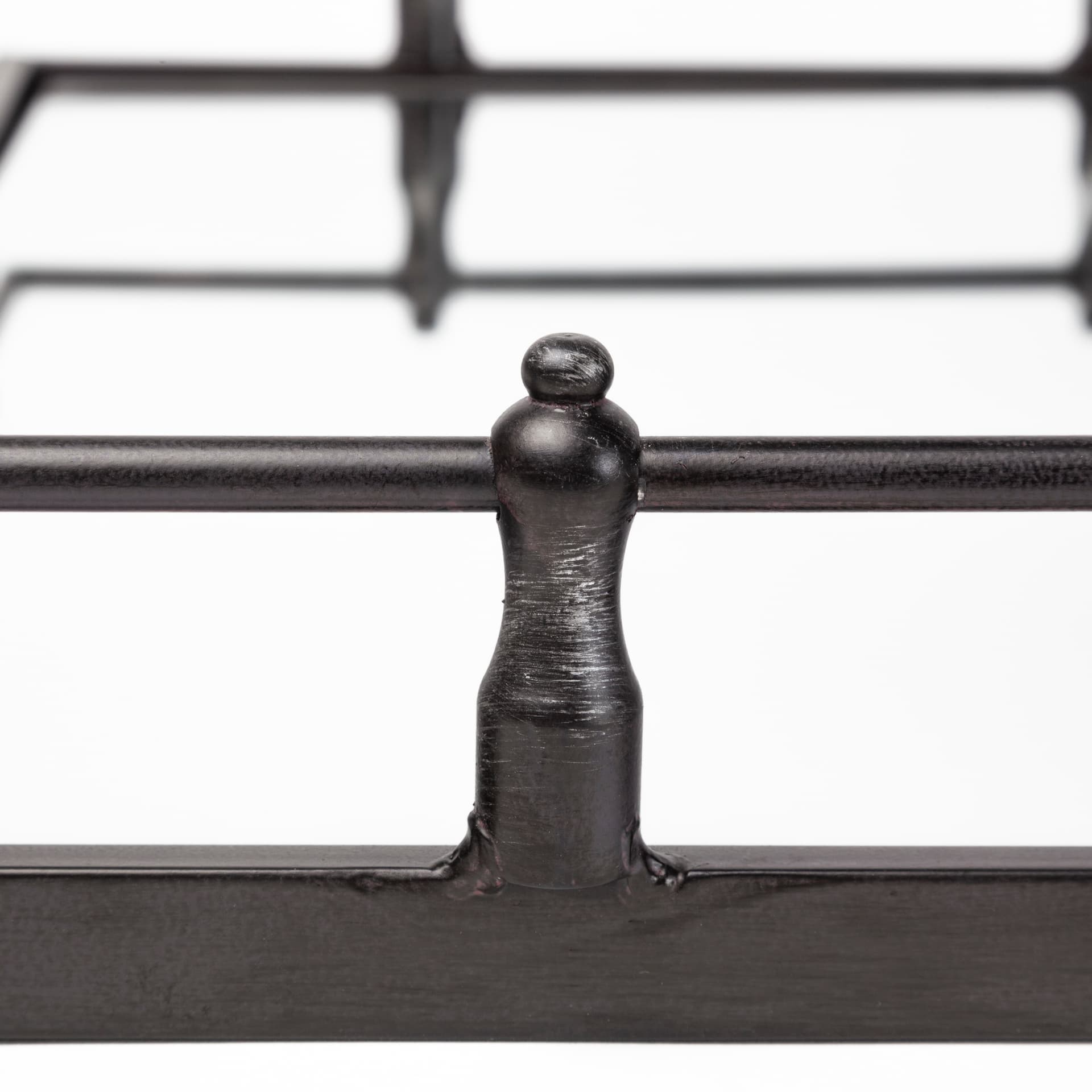 Christa 22L x 22W Black Metal Mirrored Base Square Tray — product photograph