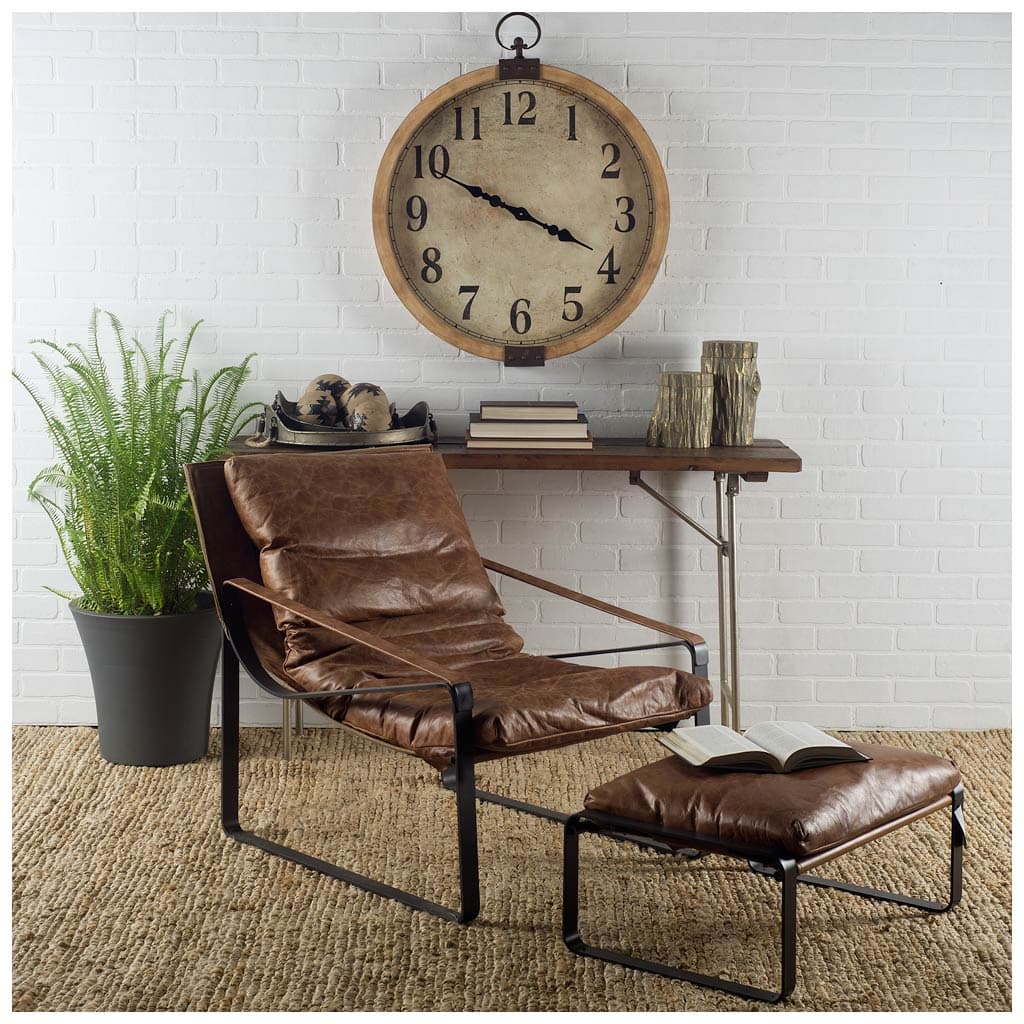 Willow I (Small) 5L x 6W Brown Stump Storage Box — in a styled room