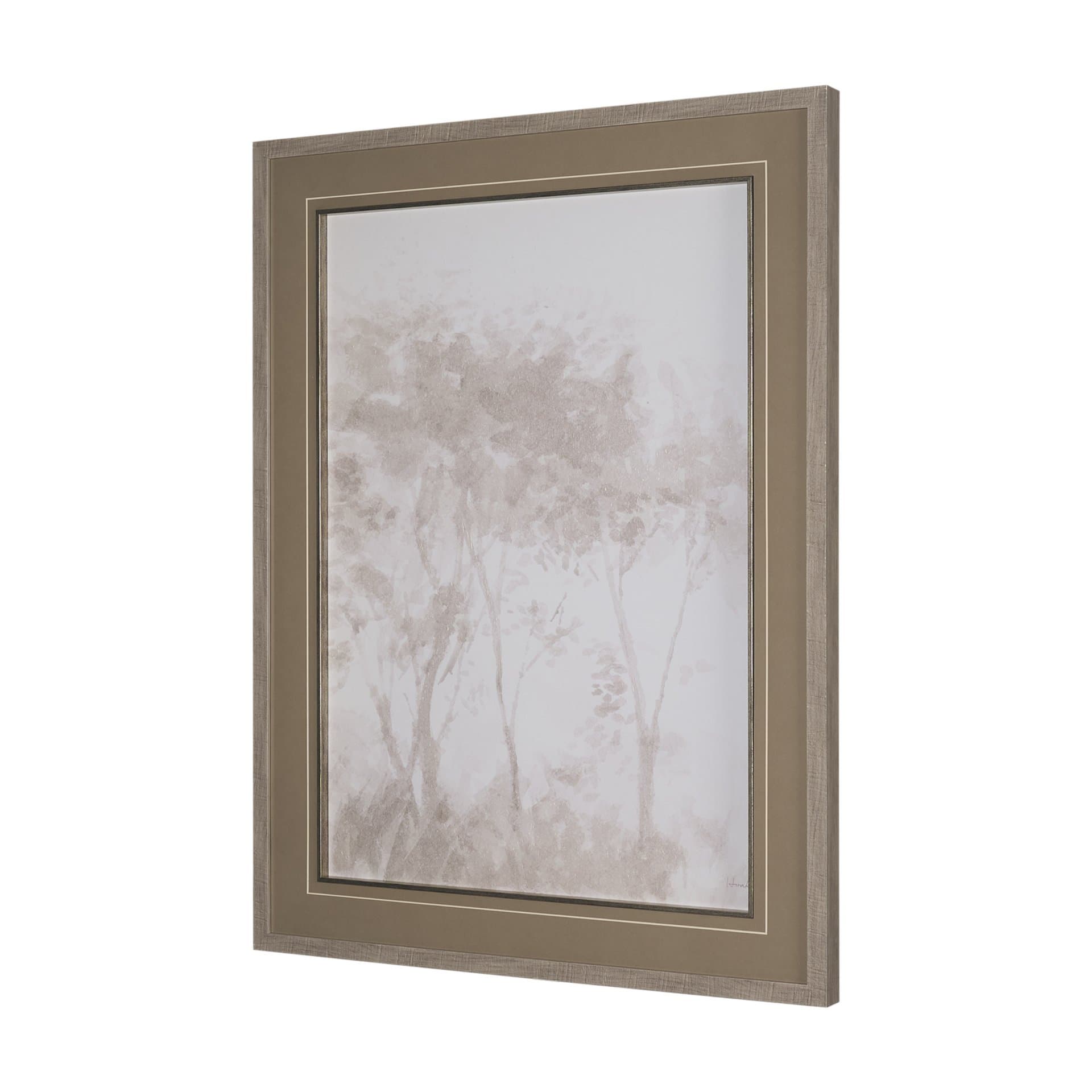 Quiet Canopy I by Mercana Studio Hand-Embellished Framed Artwork Matted under Glass — product photograph