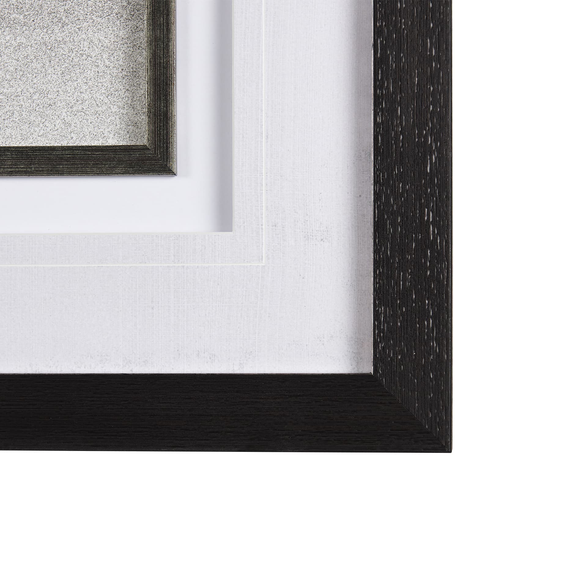 Social by Mercana Studio a Hand Embellished Textured Framed Photo Art Print Matted under Glass — product photograph