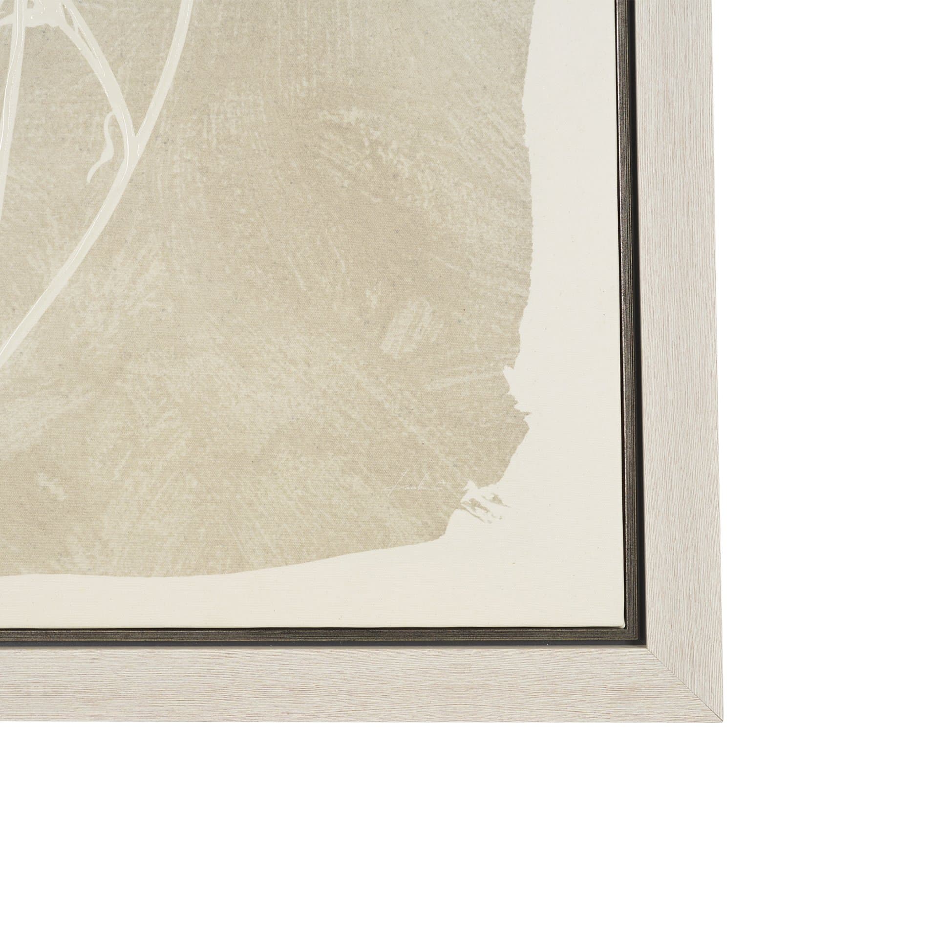 Field Study II: Bloom by Mercana Studio Hand-Embellished Textured Framed Canvas Artwork — product photograph